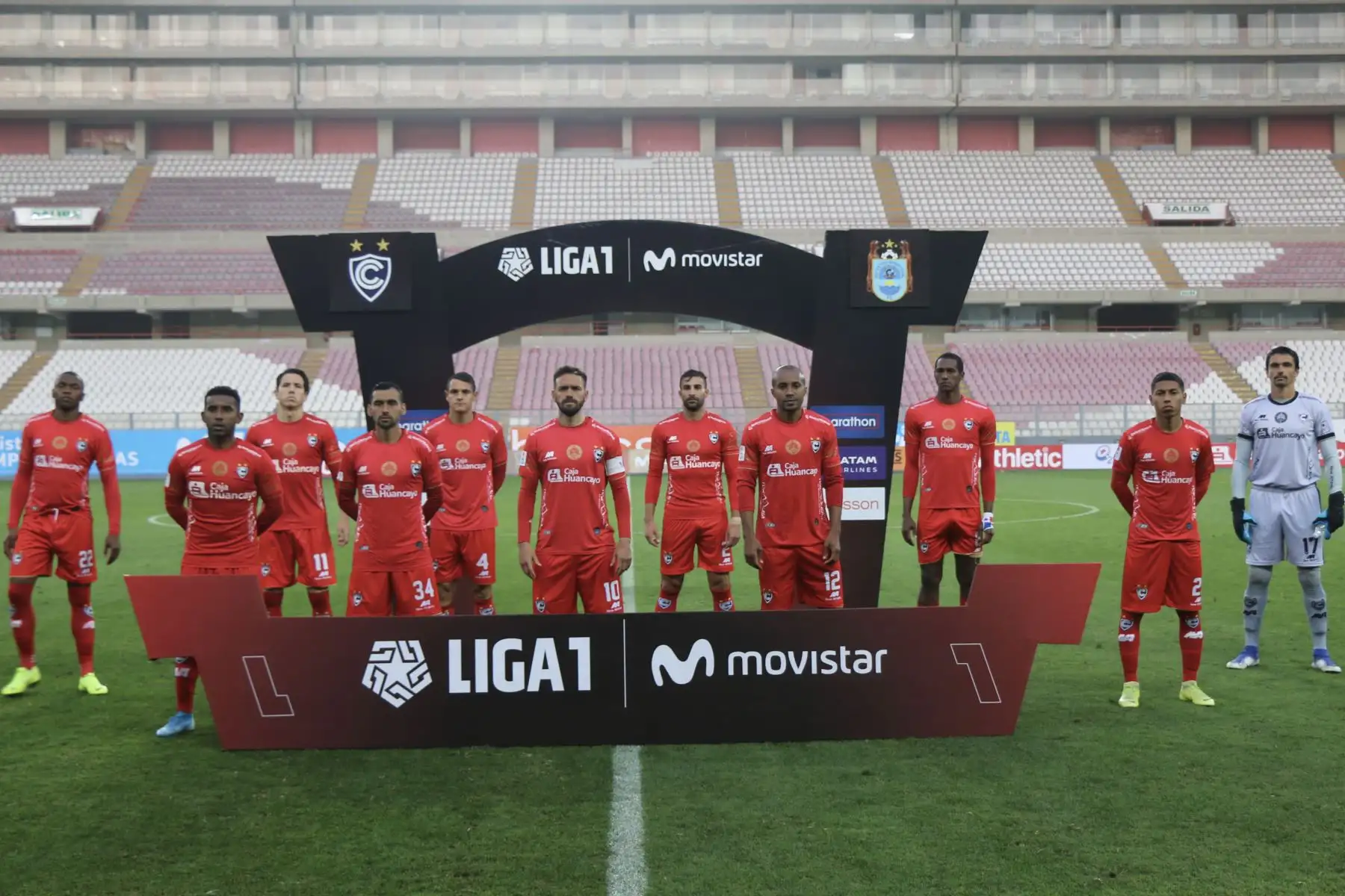 Equipo de  Cienciano  que se enfrenta al Cienciano  por la jornada 10 de la Liga 1, en el estadio Nacional. 
Foto: LigaFutProf Equipo de  Cienciano  que se enfrenta al Cienciano  por la jornada 10 de la Liga 1, en el estadio Nacional. 
Foto: LigaFutProf