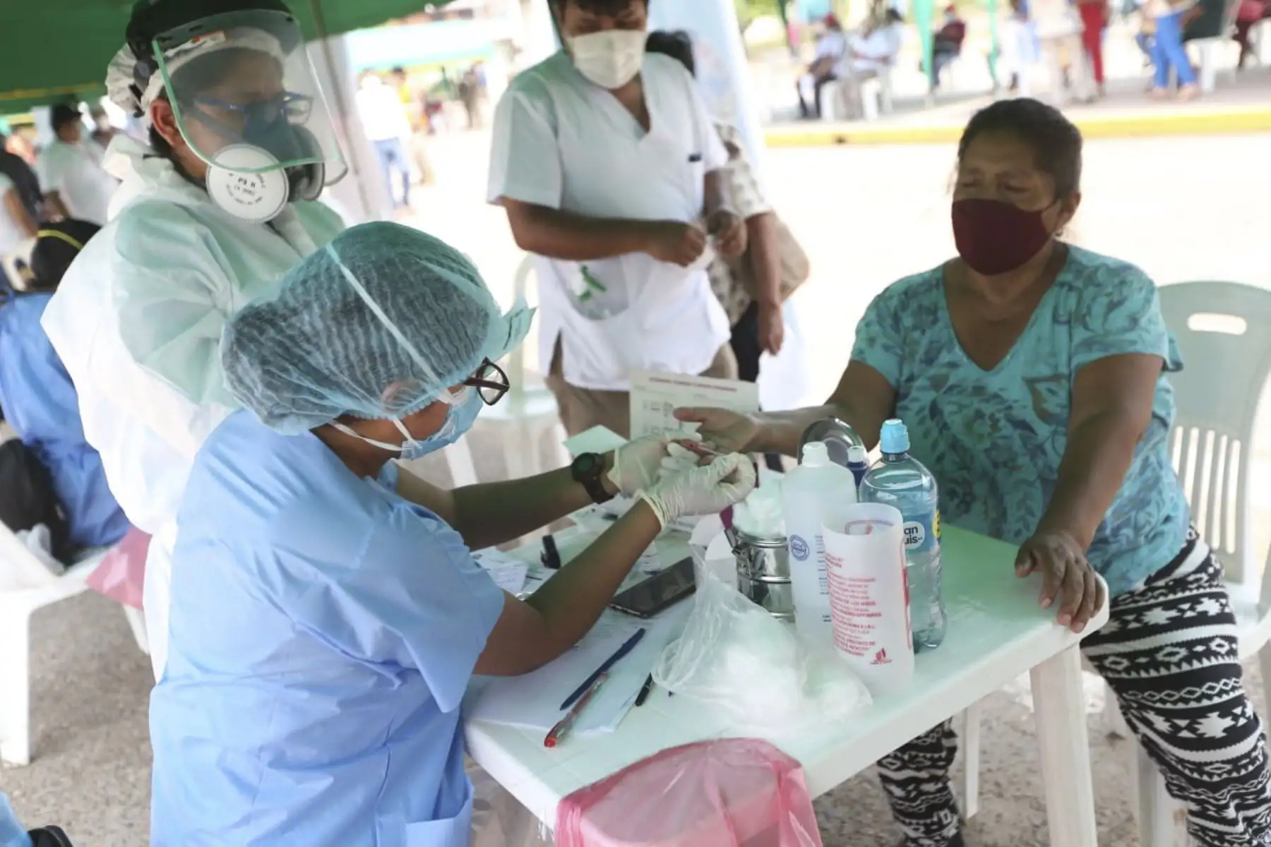 Operativo Tayta  en Puerto Maldonado, para contener la propagación del coronavirus covid-19. Foto: ANDINA/ Jhonel Rodríguez
