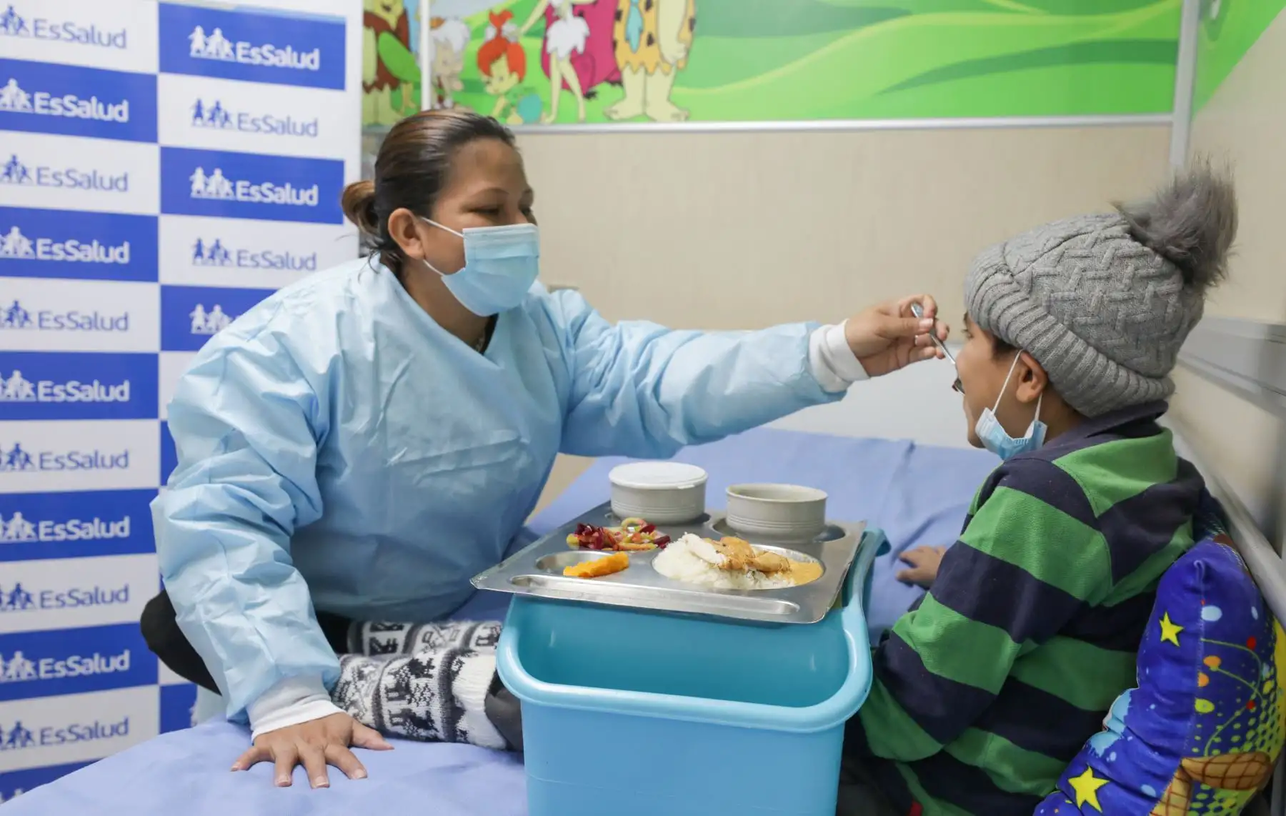 Los tratamientos son respaldados por la ley 31041, “Ley de urgencia médica para la detección oportuna y atención integral del cáncer del niño y del adolescente”, que fue aprobada y promulgada recientemente.Foto:ANDINA/ Essalud