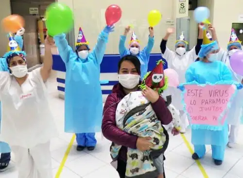 Niño de 5 años supera al covid-19 en el Instituto Nacional de Salud del Niño de Breña.