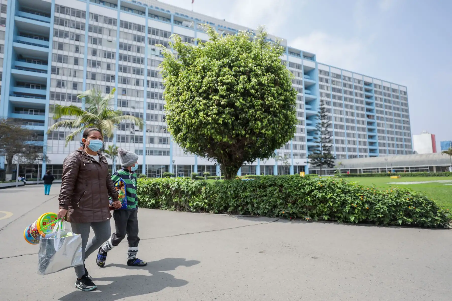 El hospital Rebagliati cuenta con una población oncológica aproximada de mil niños, de cero a dieciocho años; ellos reciben atención en consulta externa, tratamientos de quimioterapia y radioterapia, así como hospitalización.Foto:ANDINA/ Essalud
