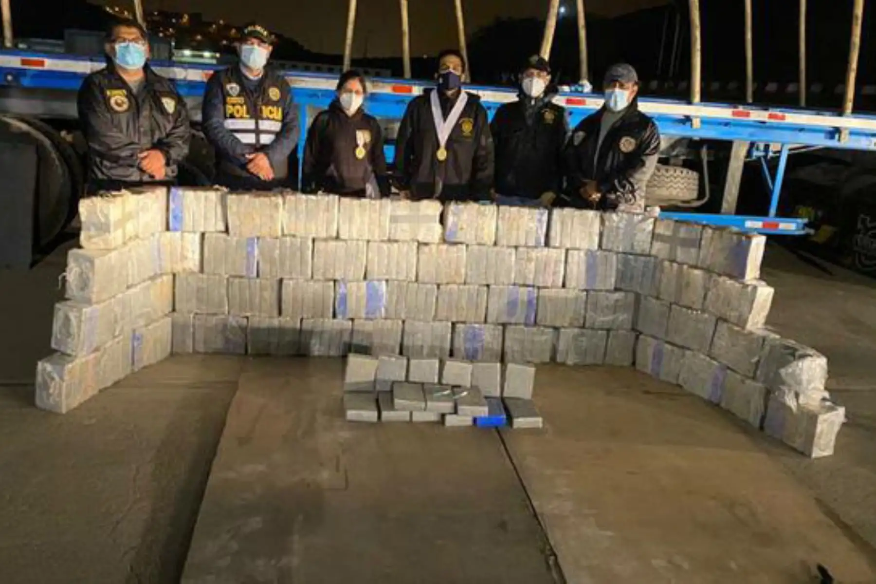 Más de 500 kilos fueron incautados en operación de la Primera Fiscalía Supraprovincial Corporativa Especializada contra la Criminalidad Organizada-Equipo 1. Foto: ANDINA/Difusión
