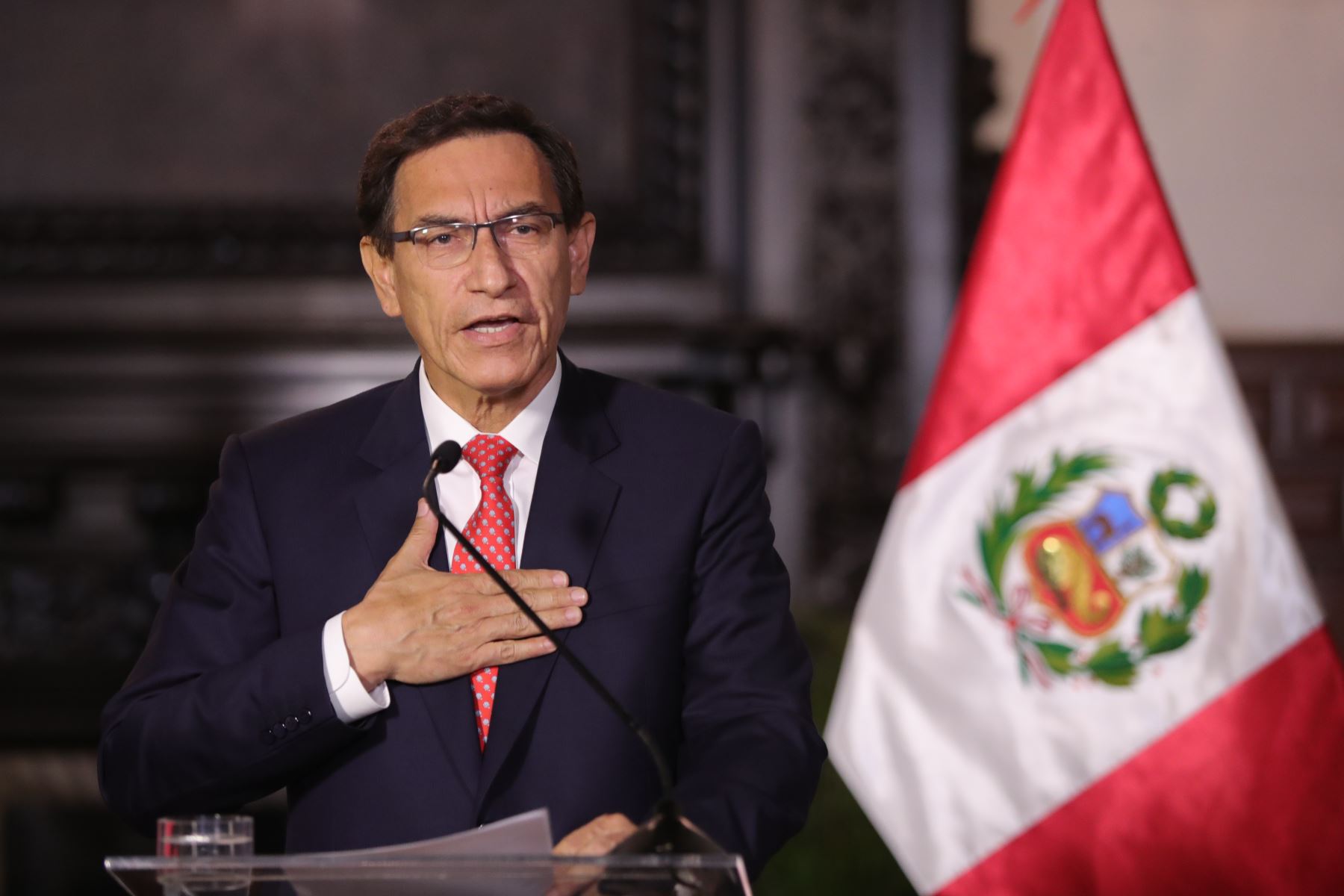 Peruvian President Martin Vizcarra. Photo: ANDINA/Presidency of the Republic.