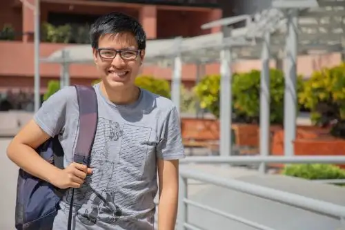 Dick De la Cruz, talento de Beca 18, estudiante de la carrera de Economía de la Universidad del Pacífico y primer puesto en el examen de 2019 ANDINA/Difusión