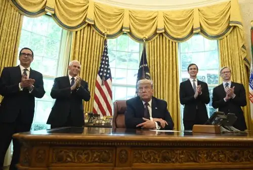 Coincidiendo con el tuit de Trump, el primer ministro israelí, Benjamin Netanyahu, realizó el mismo anuncio desde Jerusalén. Foto: AFP