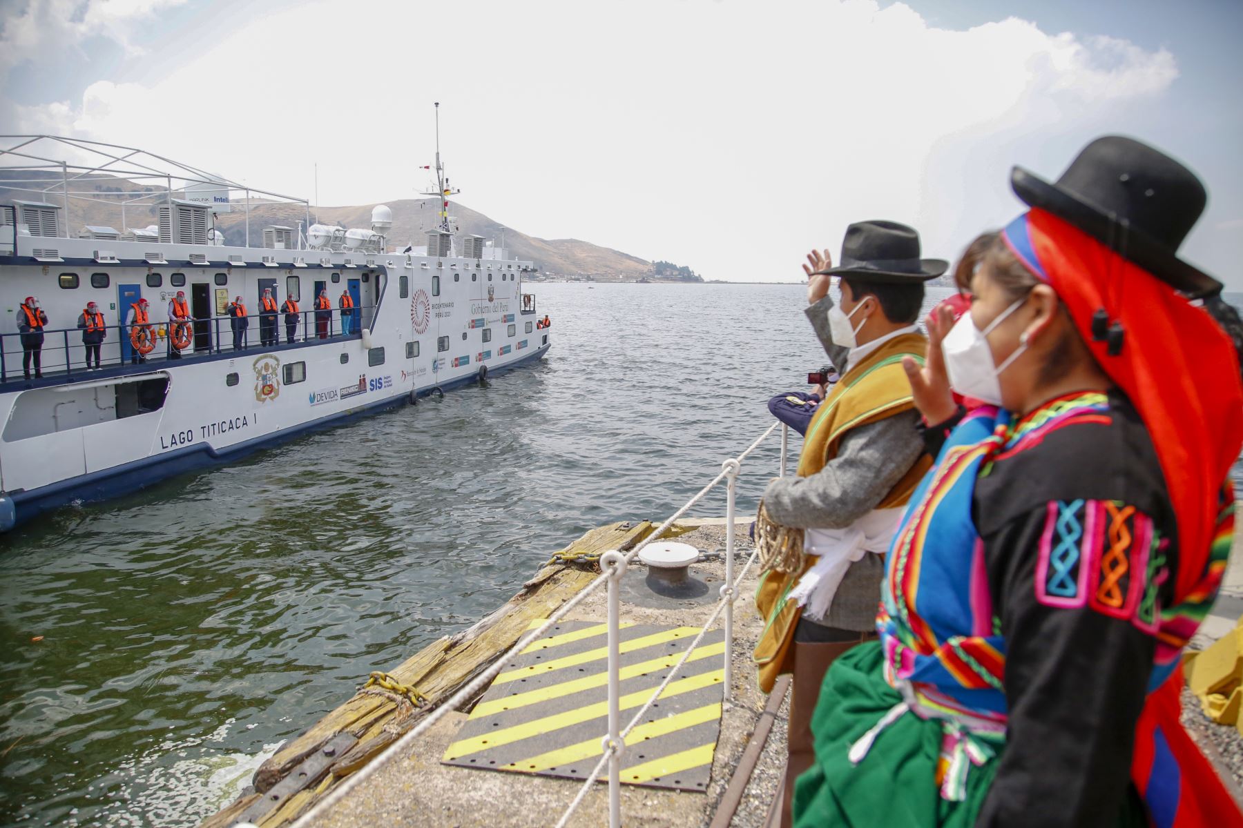 La PIAS Lago Titicaca I navegará por 30 días con una brigada multisectorial de 10 profesionales a bordo, quienes pasaron las pruebas moleculares de descarte de coronavirus y guardaron la cuarentena previa respectiva.