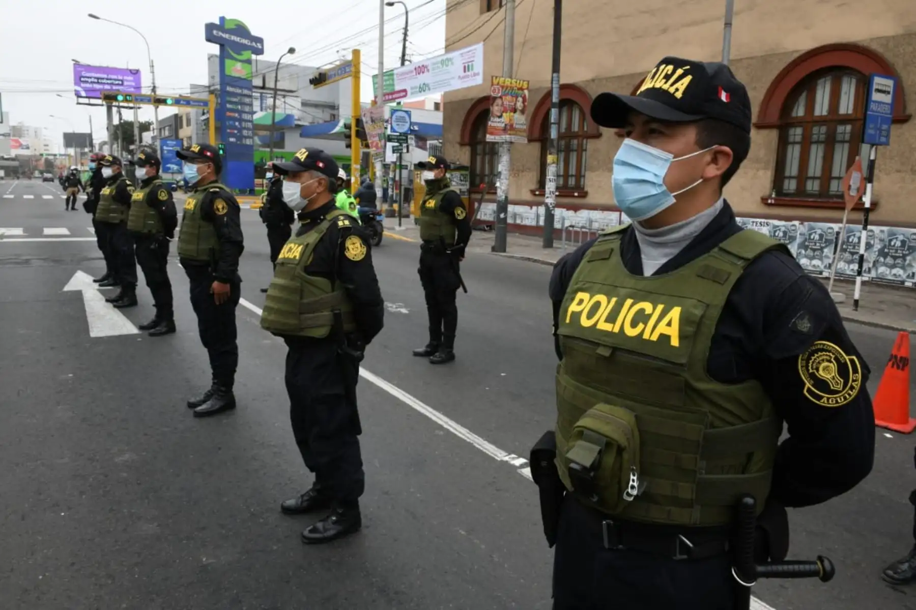 El ministro del Interior, César Gentille, supervisa diversos puntos de control en Lima y Callao. Foto: ANDINA/Mininter