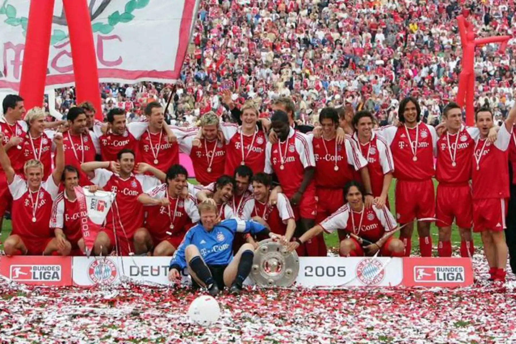 Campeonato alemán 2004/2005. Fuente: FC Bayern Munich