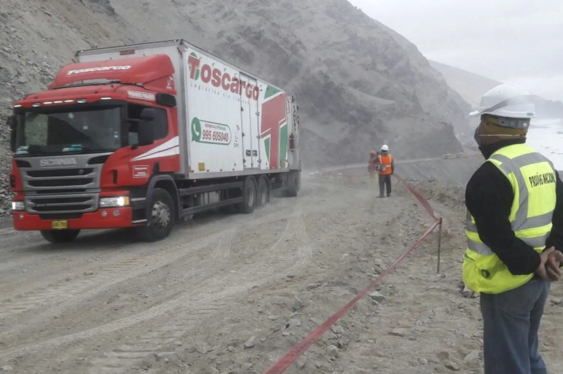 Se restableció el tránsito en la carretera Panamericana Sur, a la altura de Atico, en Arequipa, que se encontraba bloqueada por un deslizamiento. Foto: ANDINA/archivo.