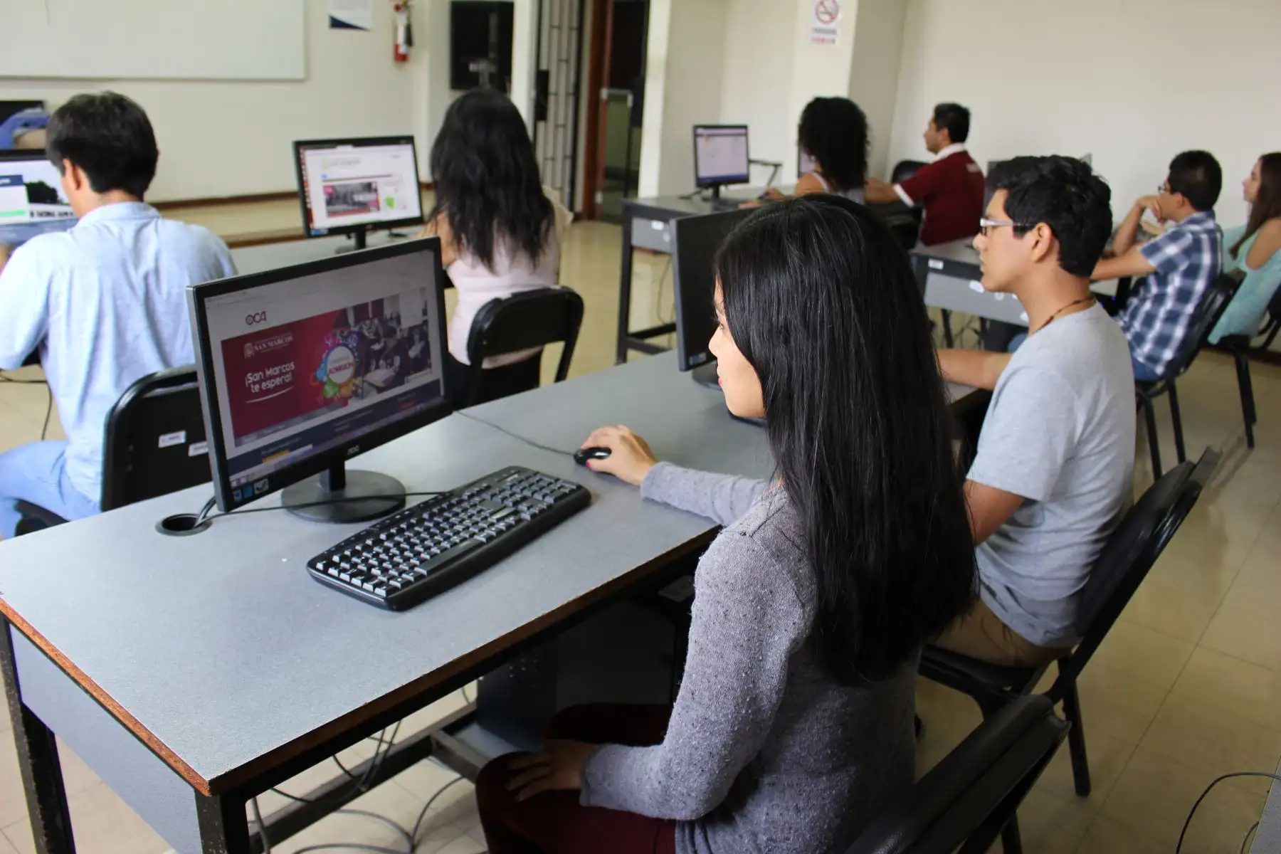 Este jueves 17 de setiembre se inicia registro biométrico para rezagados de todas las áreas académicas. Foto: San Marcos