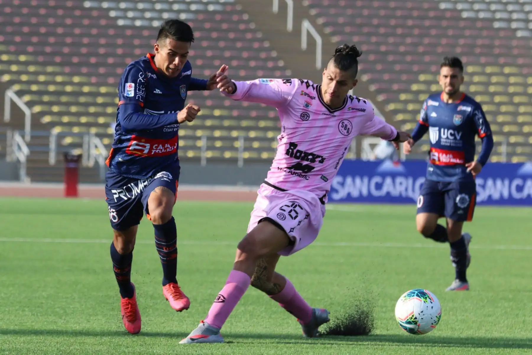 Club UCV se enfrenta al Sport Boys por la jornada 12 de la Liga 1 que se disputa en el estadio San Marcos. 
Foto: @LigaFutProf