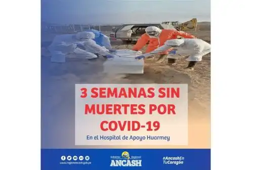 El hospital de Huarmey, en Áncash, lleva 3 semanas sin fallecidos por coronavirus (covid-19). ANDINA/Difusión