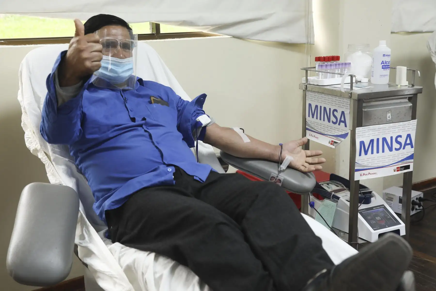 Minsa reinicia la captación de donantes de médula ósea en el INEN. Foto: ANDINA/Difusión.