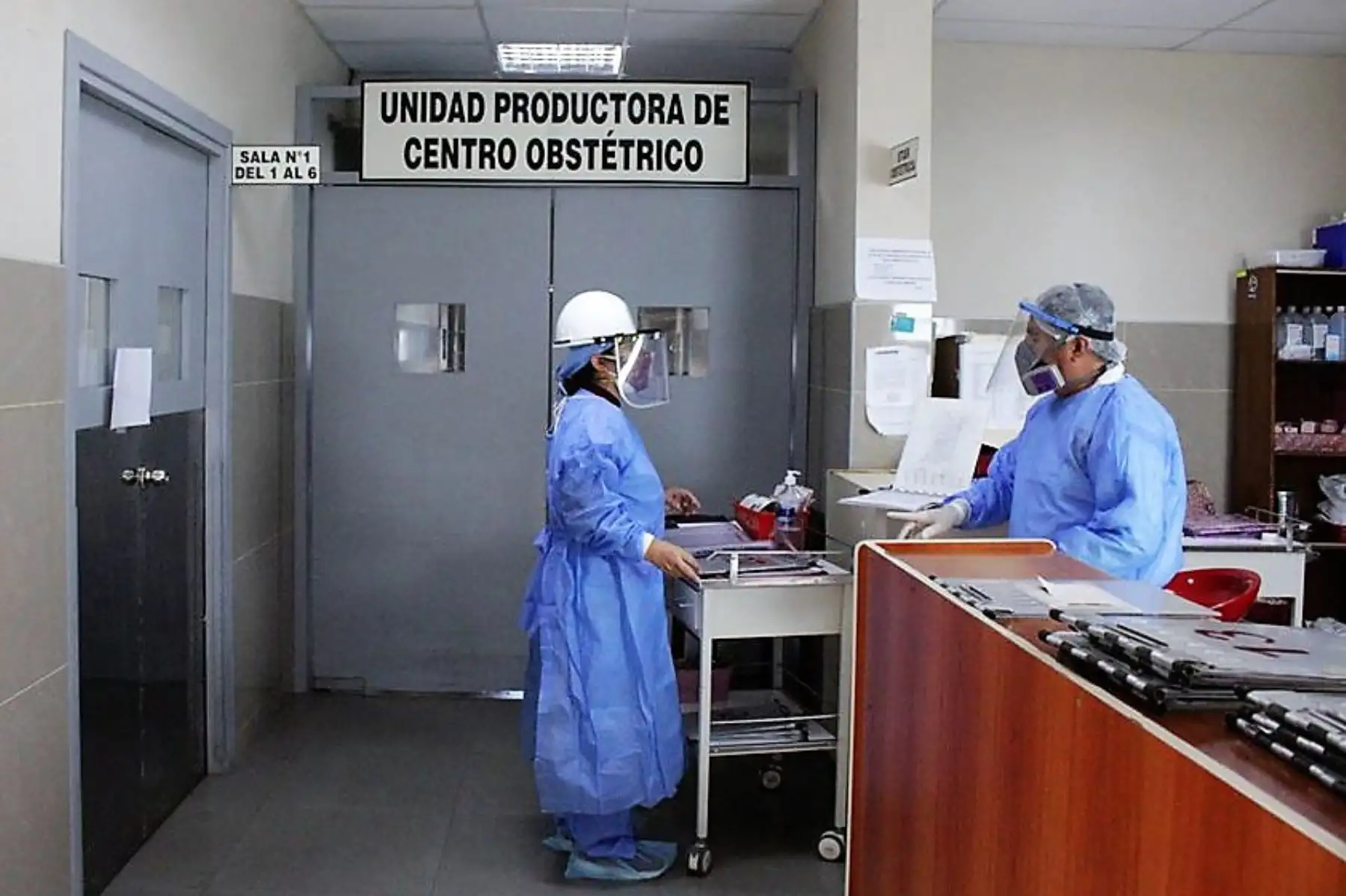 Personal del hospital La Caleta continuó atendiendo partos durante el estado de emergencia sanitaria por la pandemia del coronavirus.