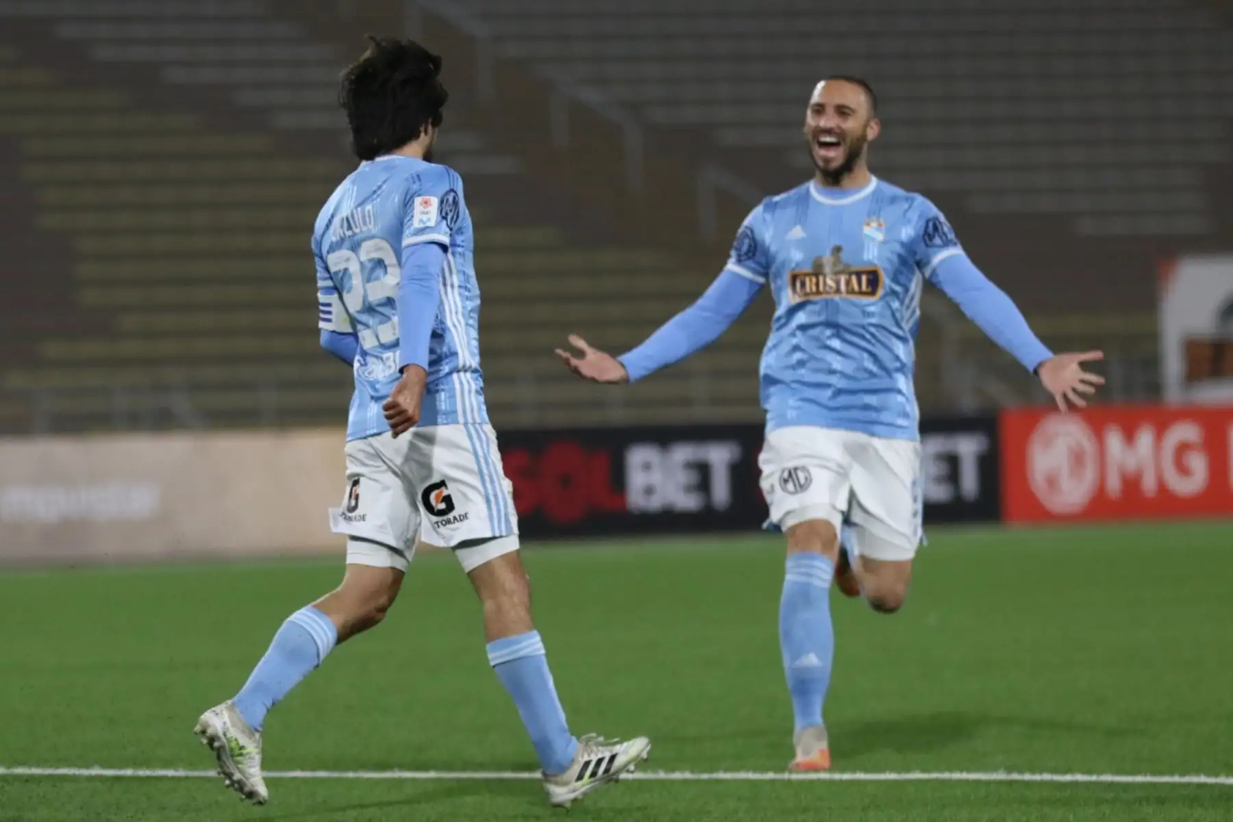 Sporting Cristal y Alianza Universidad de Huánuco se enfrentan en el estadio San Marcos por la fecha 12 del Torneo Apertura de la Liga 1. Foto: ANDINA/Difusión