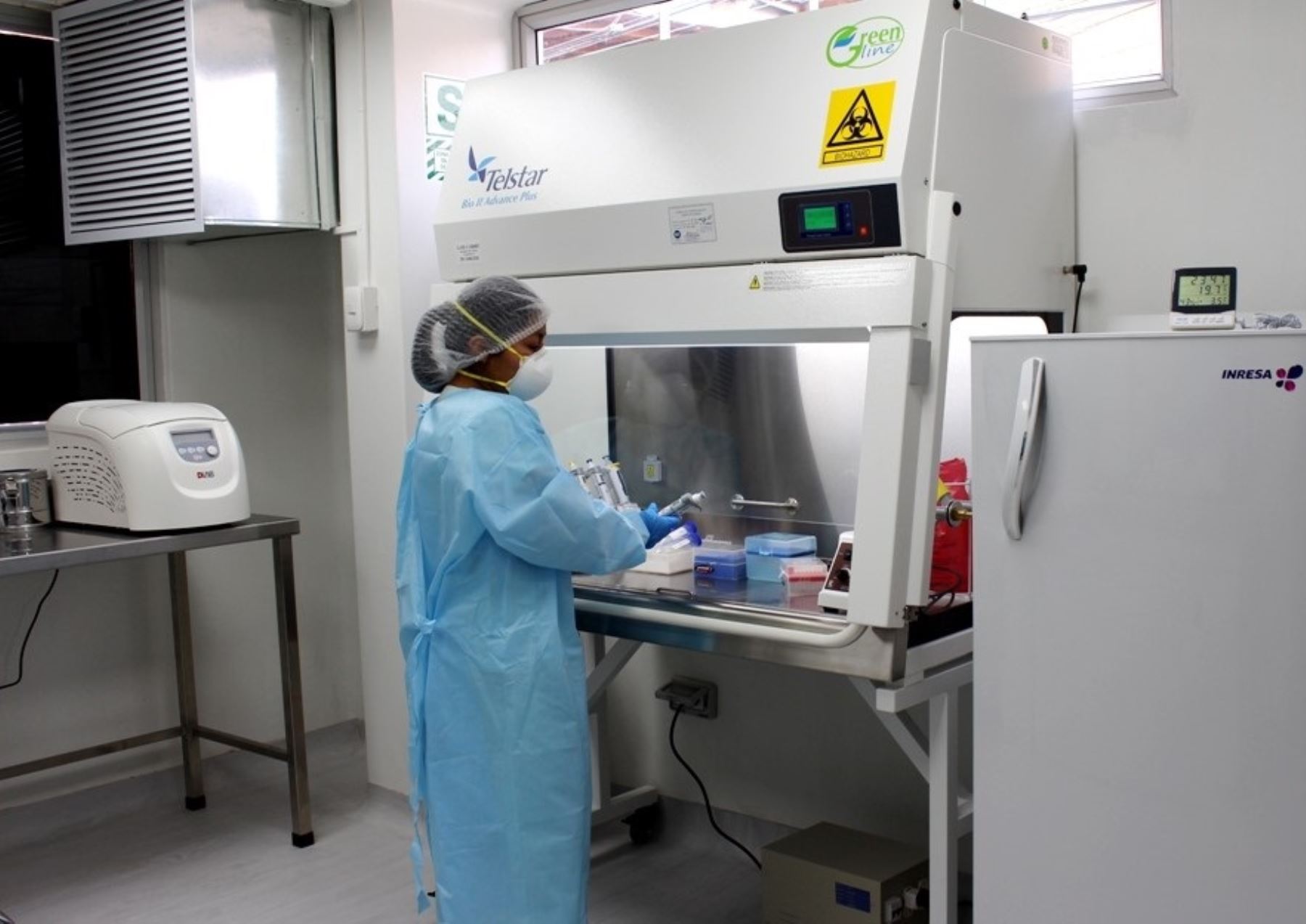 Cajamarca pone en funcionamiento laboratorio molecular que analizará pruebas para detectar el coronavirus (covid-19).
