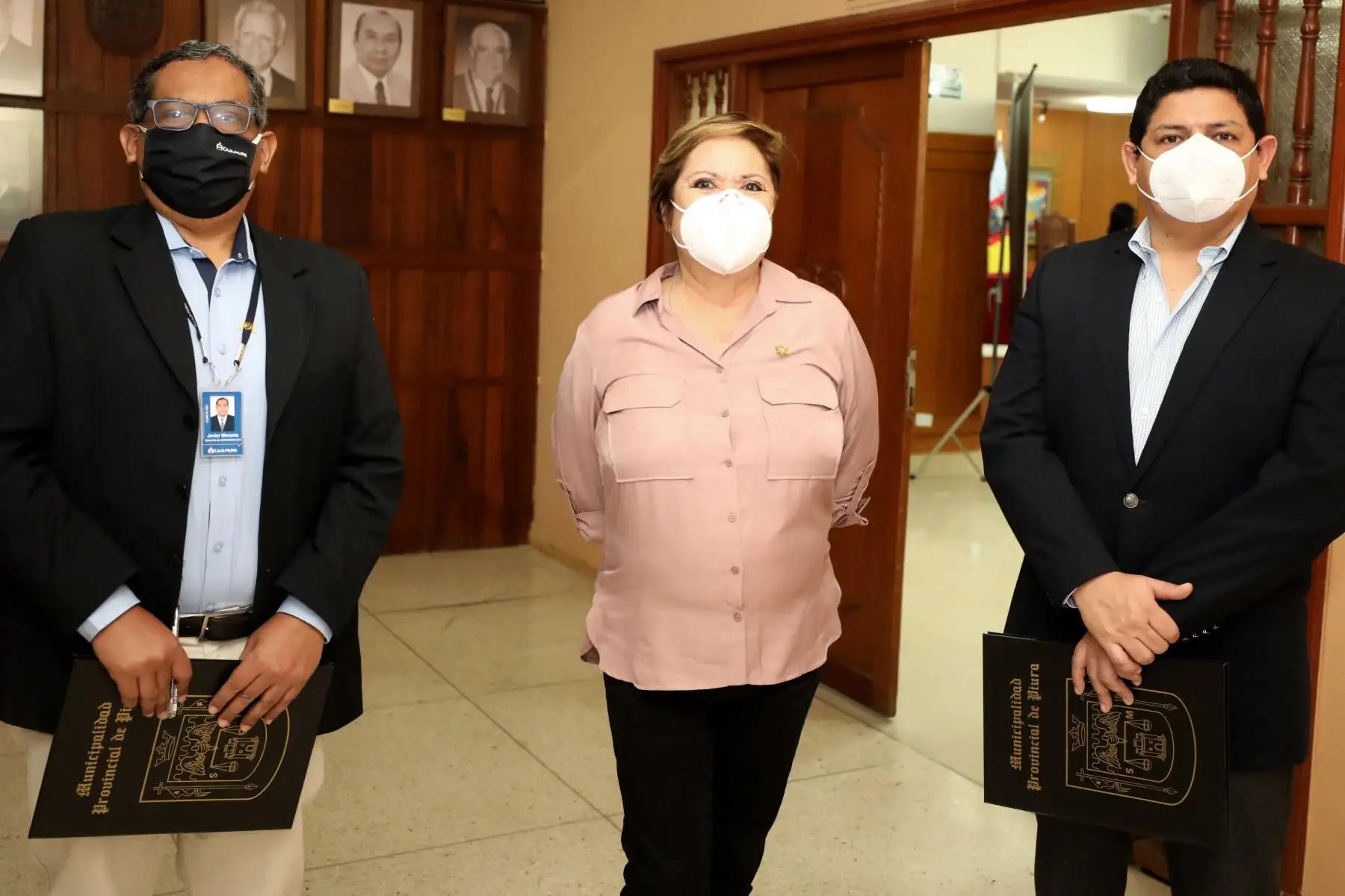Ministra de la Mujer, Rosario Sasieta, suscribió Acta de Intención con autoridades piuranas.
Foto: MIMP
