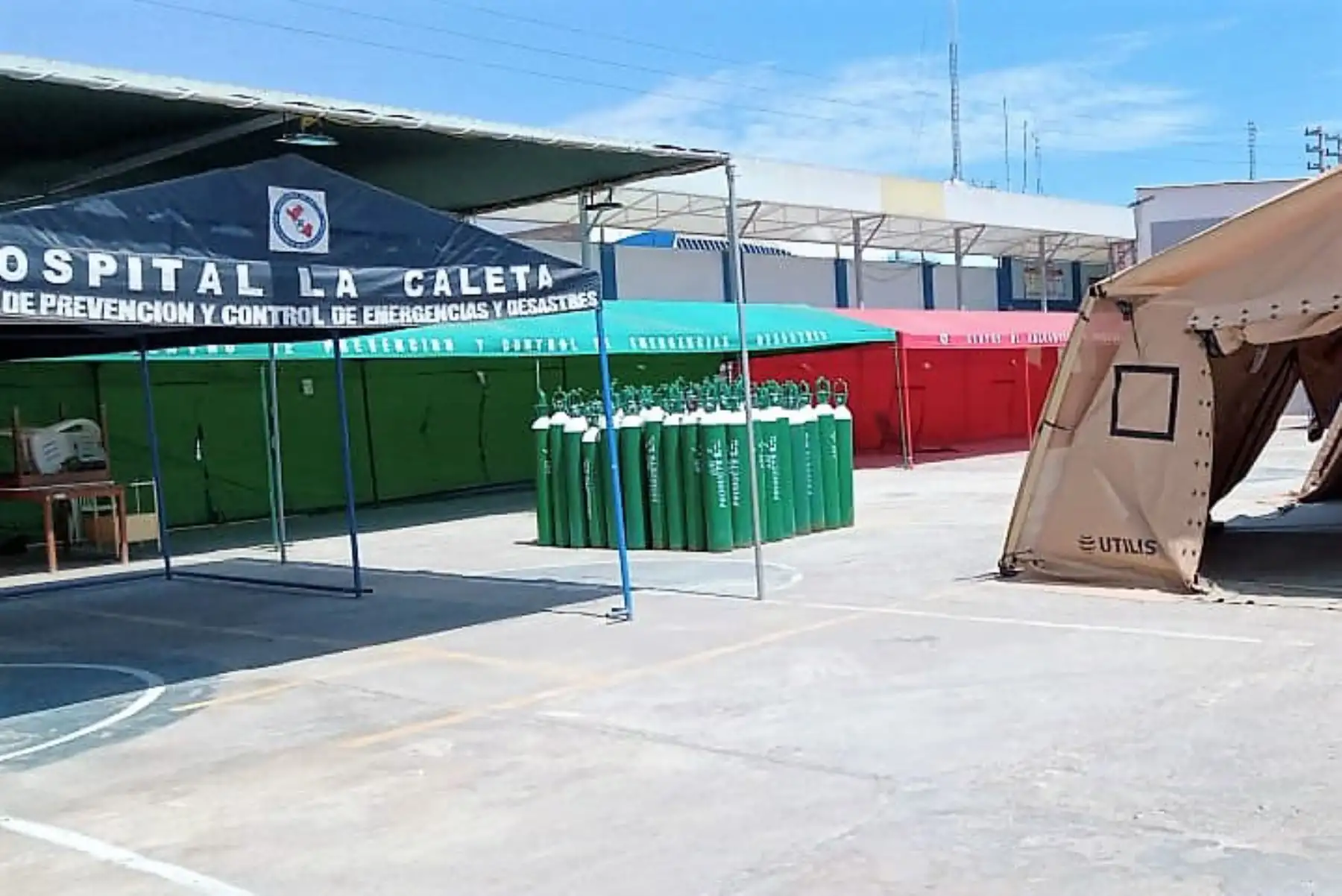 Planta de oxígeno de Hospital Regional de Chimbote abastece también a otros nosocomios de Áncash. ANDINA/Difusión