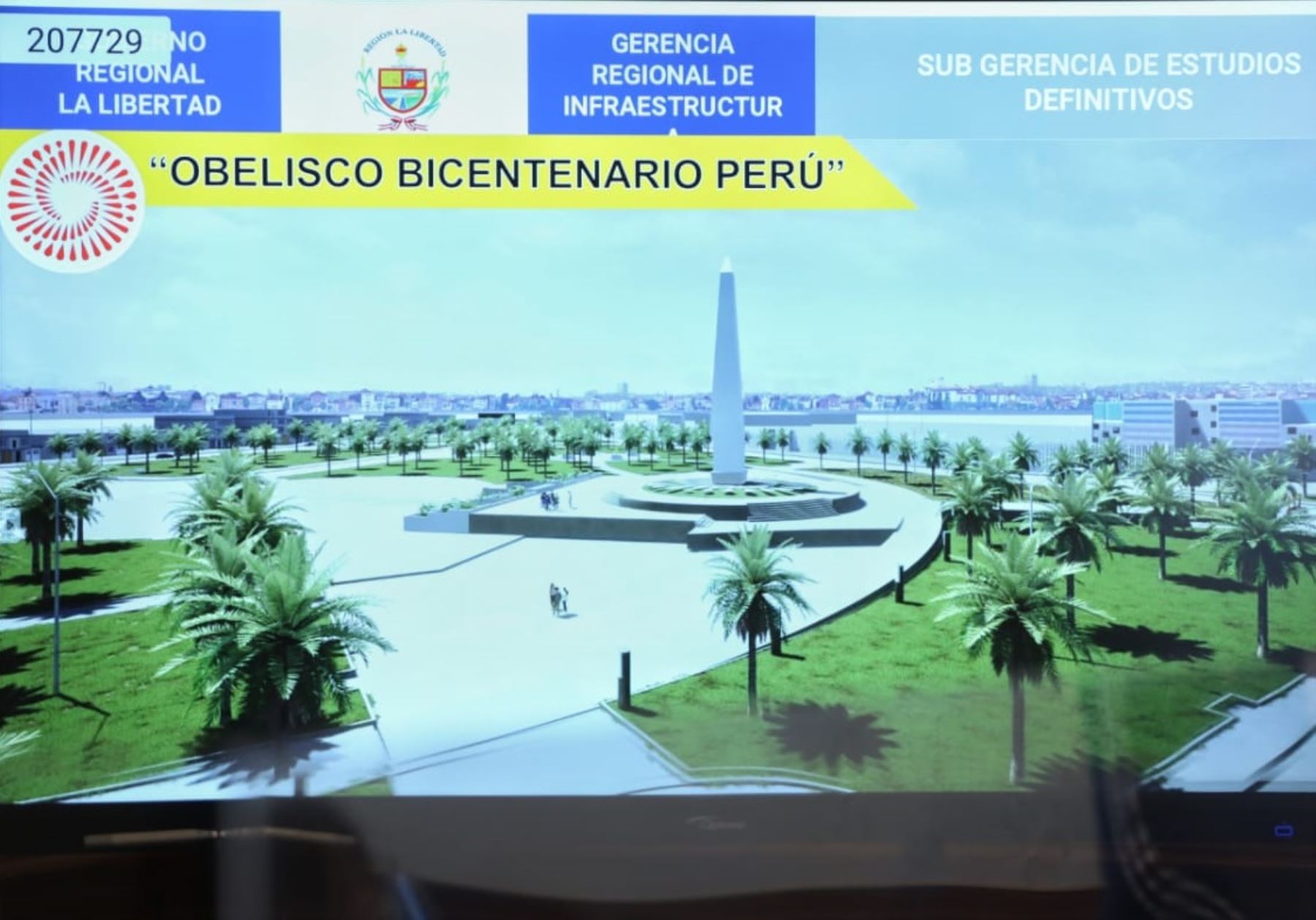 Autoridades de La Libertad confirman construcción de obelisco por el bicentenario de la independencia de Trujillo. ANDINA/Difusión