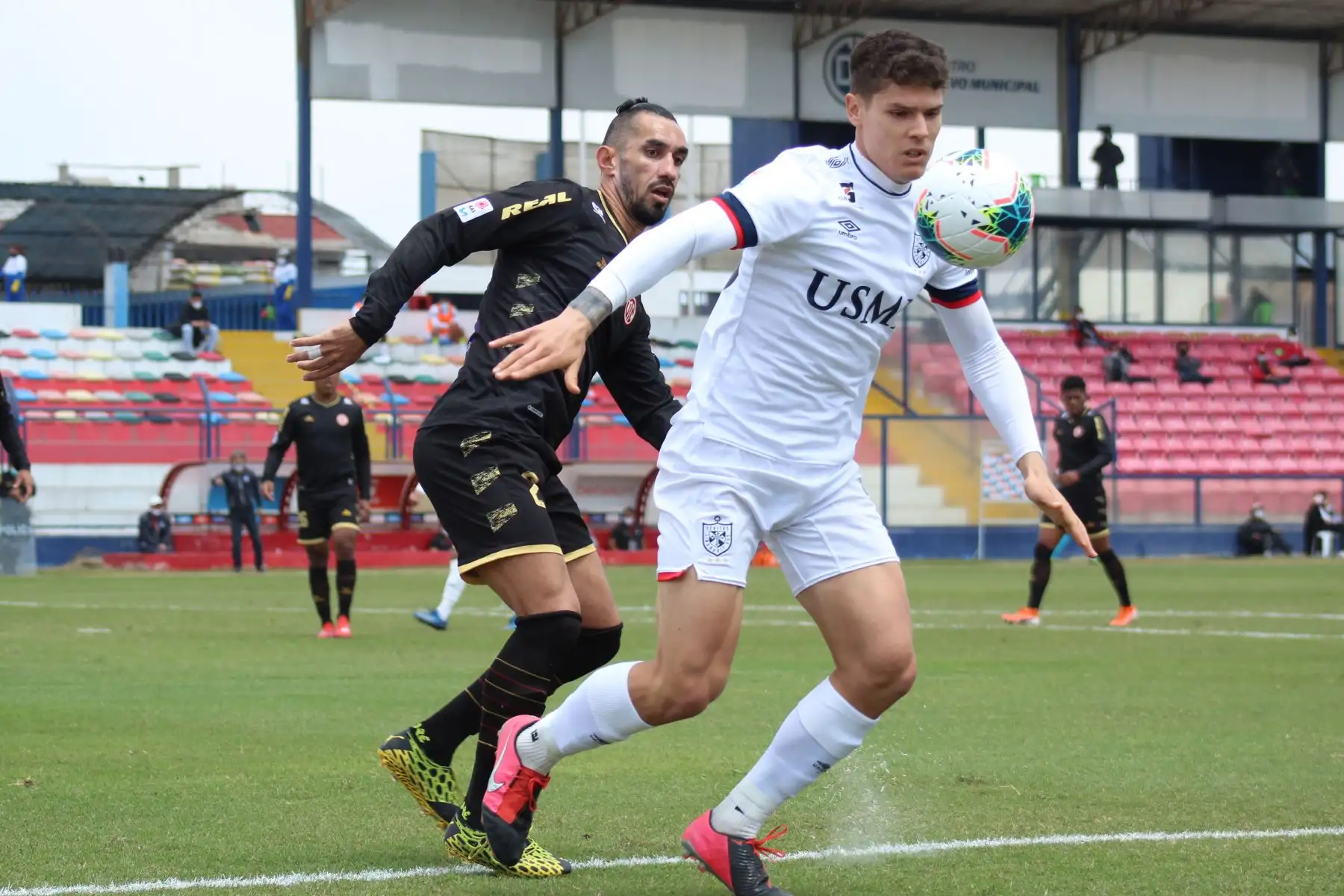 Club UTC y Universidad San Martín se enfrentan por la jornada 13 de la Liga 1, en el estadio Iván Elías Moreno. Foto: @LigaFutProf