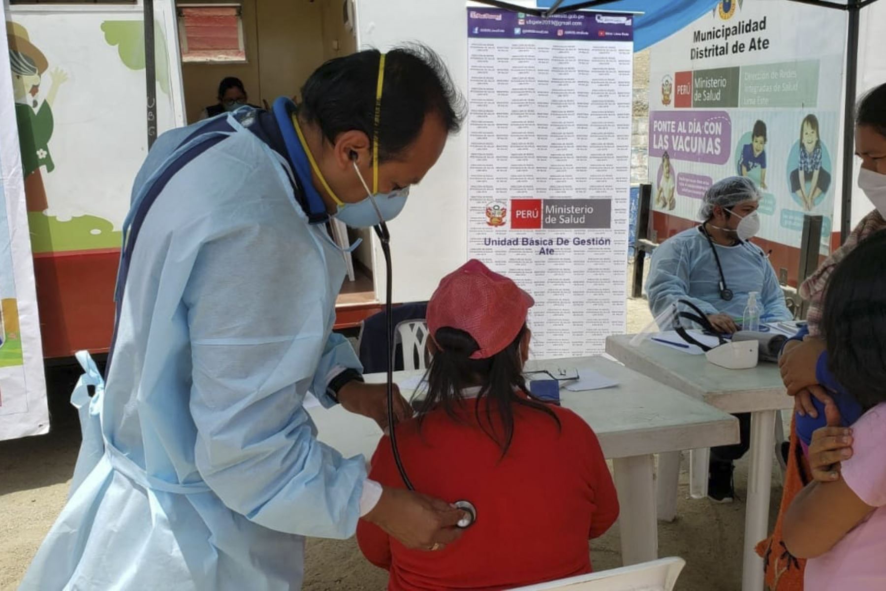 Por medio de TB Móvil también se hicieron intervenciones focalizadas de atención integral para diagnosticar a pacientes con TB. ANDINA/Minsa