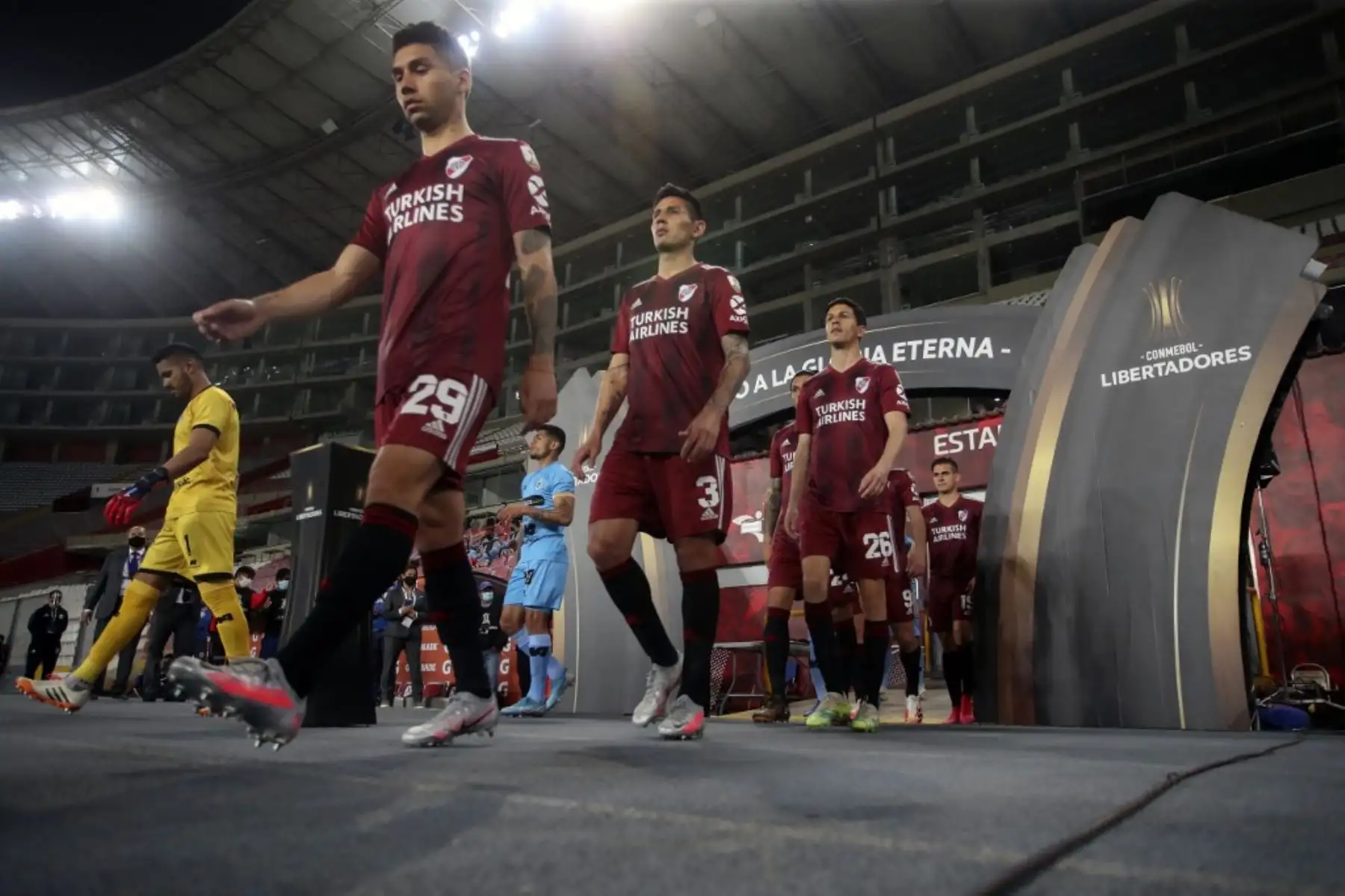Binacional y River Plate se enfrentan por el grupo D de la Copa Libertadores en el Estadio Nacional de Lima. Foto: AFP Binacional y River Plate se enfrentan por el grupo D de la Copa Libertadores en el Estadio Nacional de Lima. Foto: AFP
