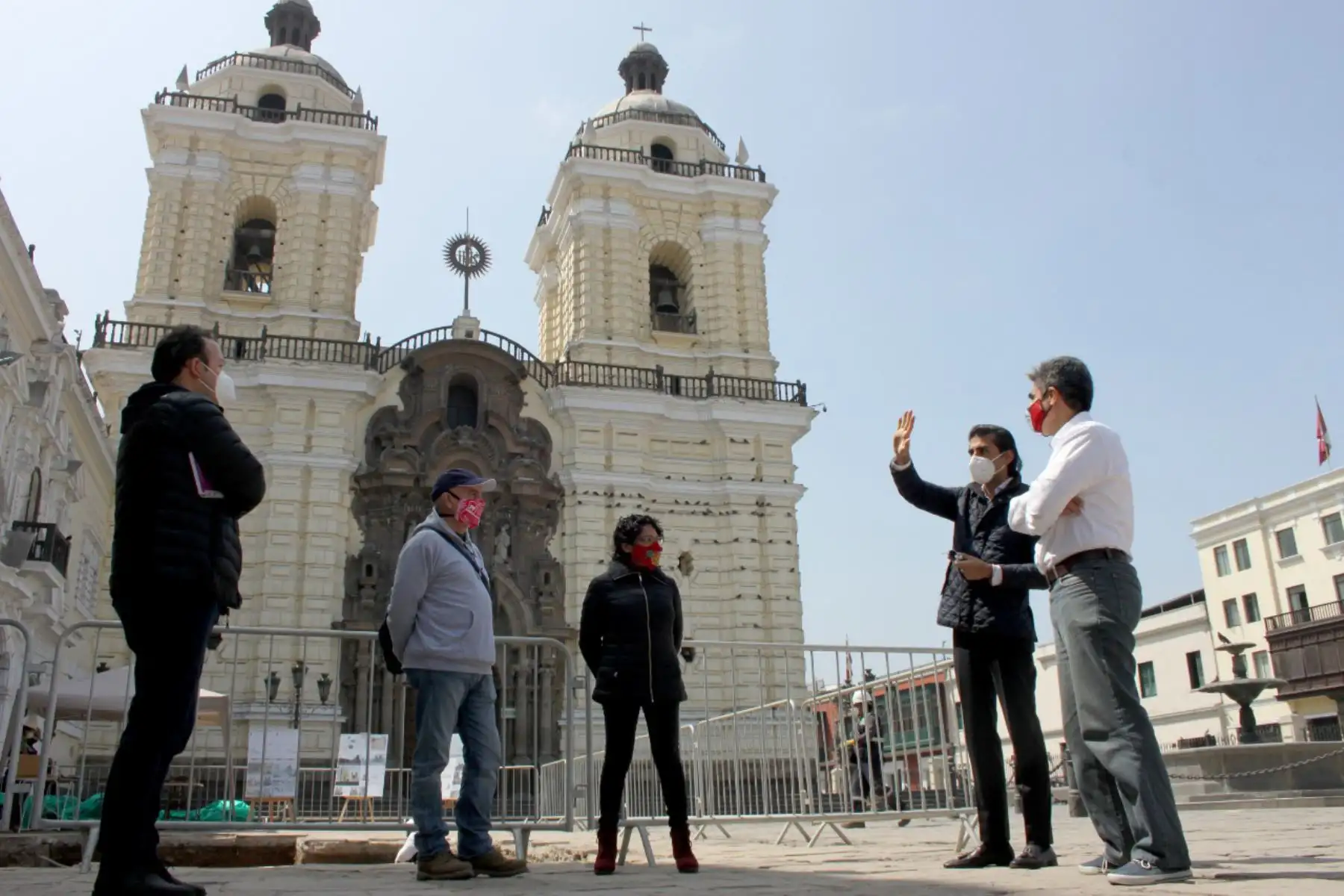 Ministro de Cultura, Alejandro Neyra visitó los descubrimientos Arqueológicos de la plazuela de San Francisco.
Foto:ANDINA/Ministerio de Cultura