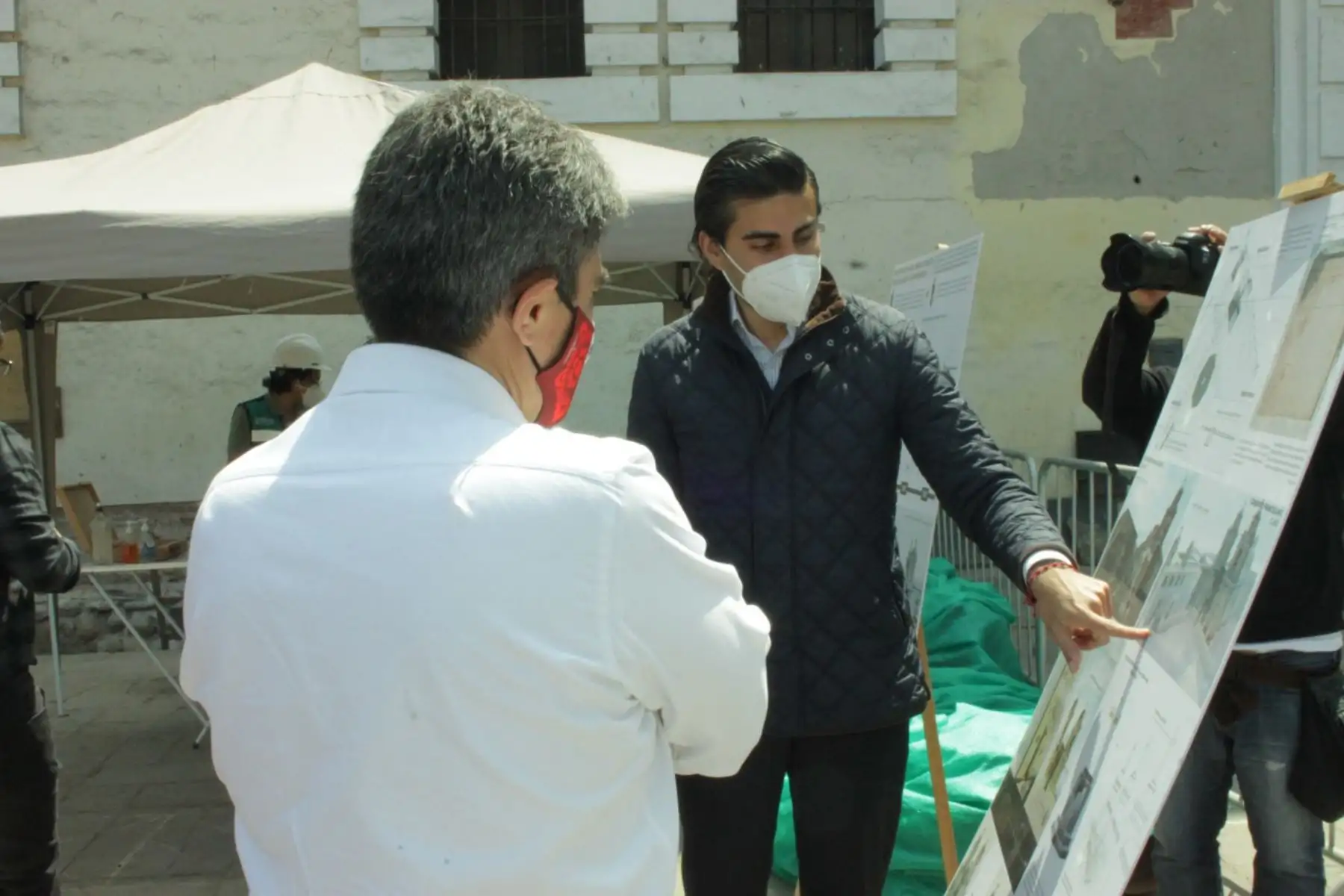 Ministro de Cultura, Alejandro Neyra visitó los descubrimientos Arqueológicos de la plazuela de San Francisco.
Foto:ANDINA/Ministerio de Cultura