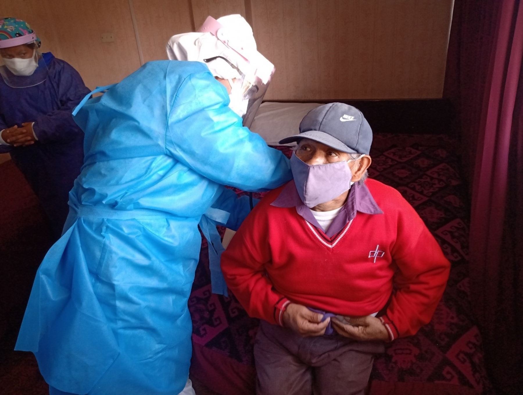 Más de 500 pacientes covid-19 de la región Junín, internados en albergues temporales, vencieron la enfermedad. ANDINA/Difusión