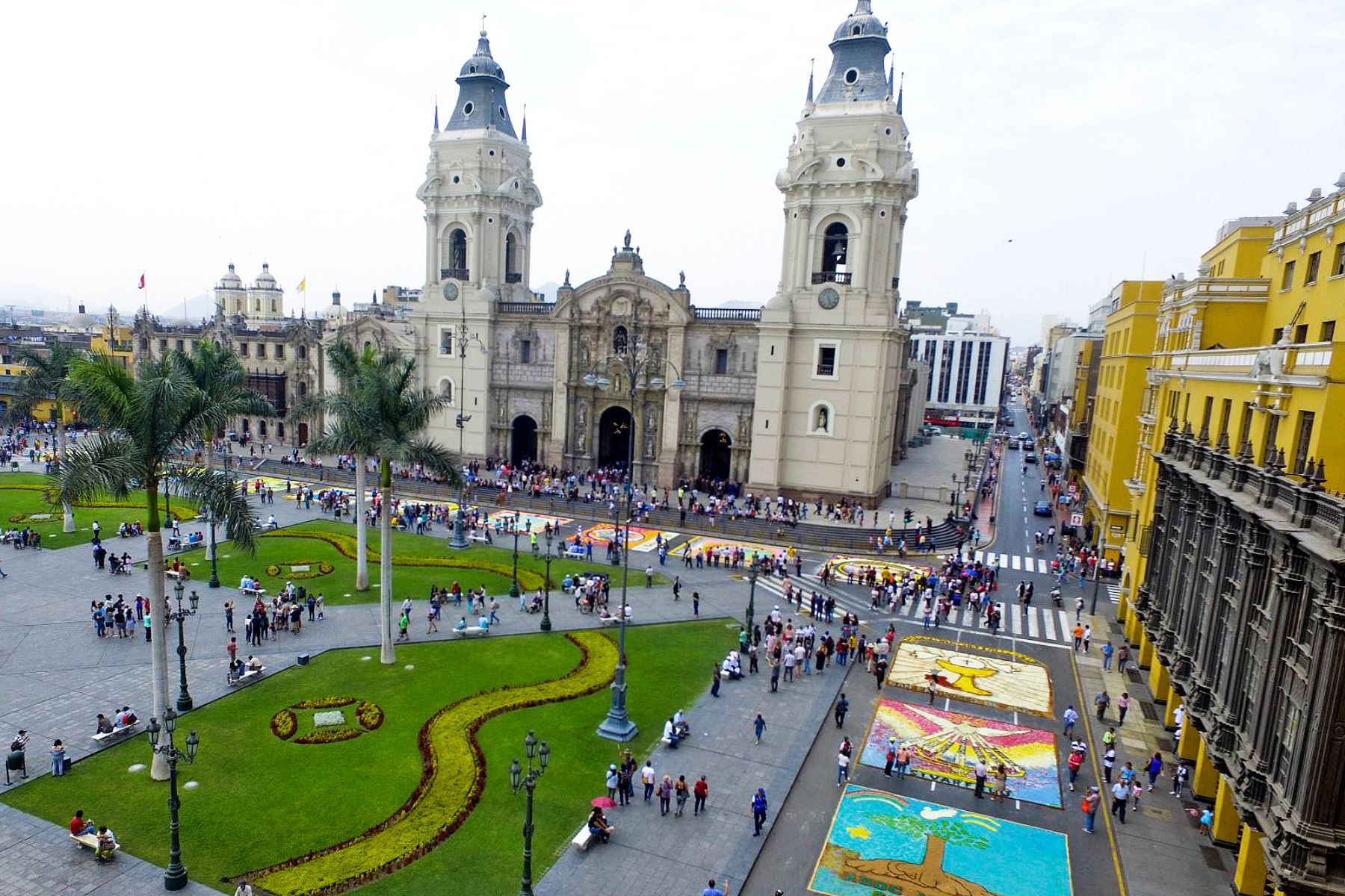 Plaza de Armas de Lima (imagen de archivo). ANDINA/Jhony Laurente