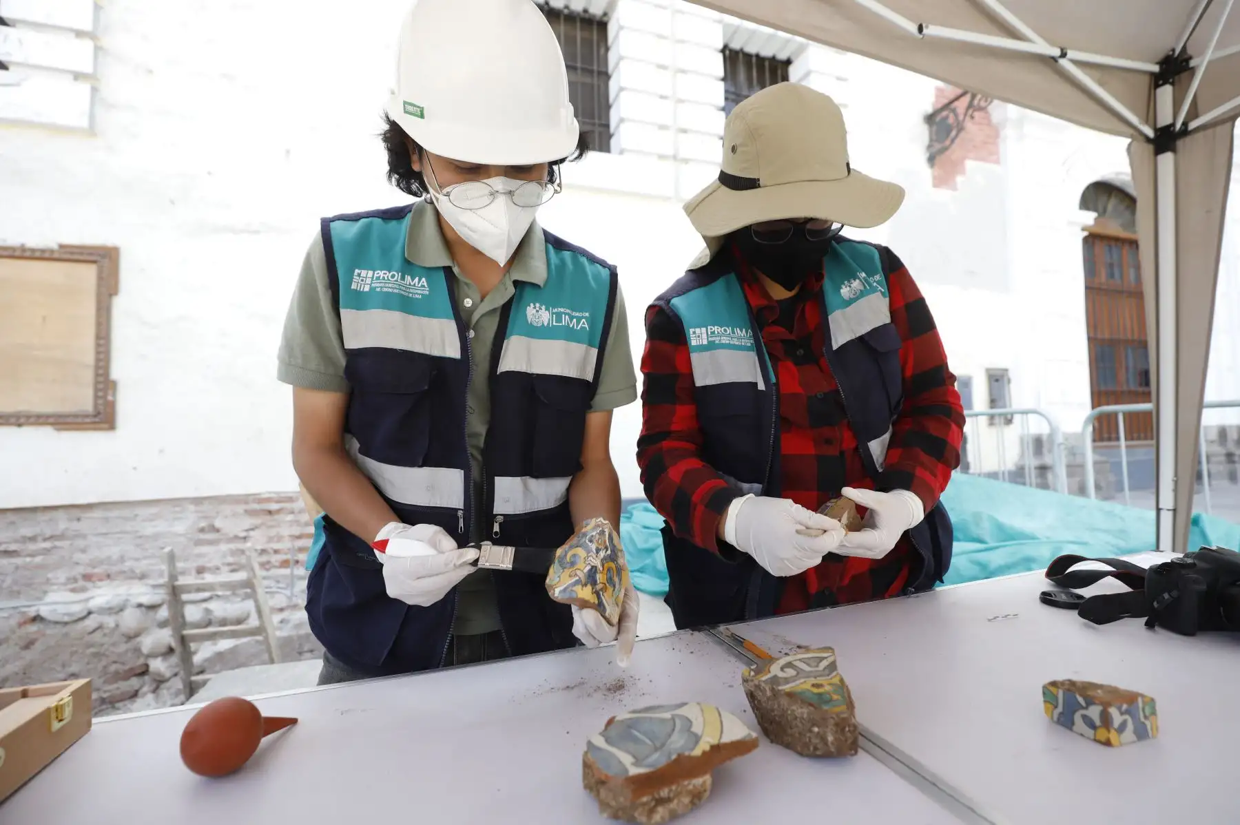 Ministro de Cultura, Alejandro Neyra visitó los descubrimientos Arqueológicos de la plazuela de San Francisco. Foto:ANDINA/Ministerio de Cultura