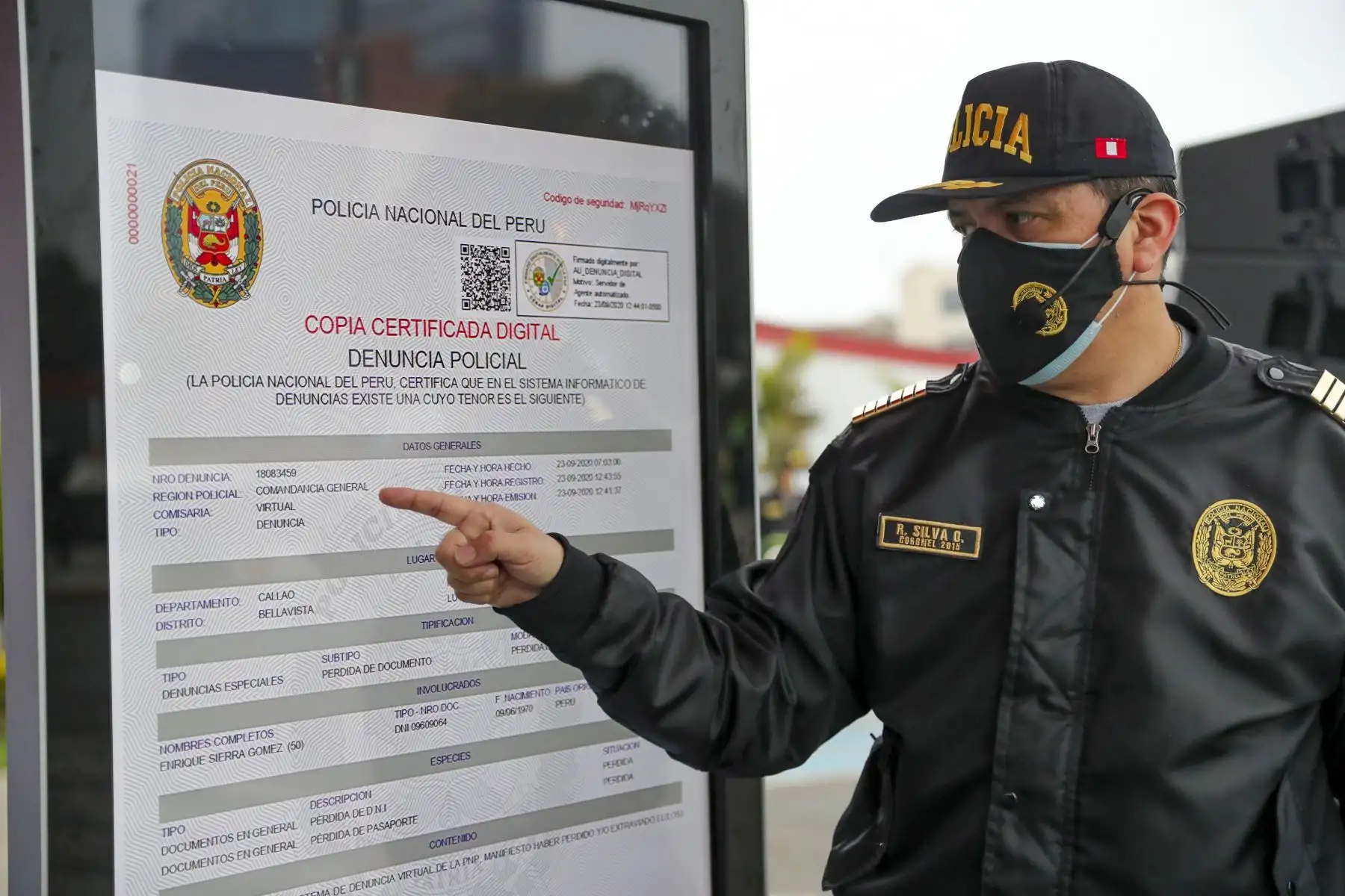 Un total de 13 725 ciudadanos han podido obtener en línea una copia de su denuncia policial digital, Foto: ANDINA/Prensa Presidencia