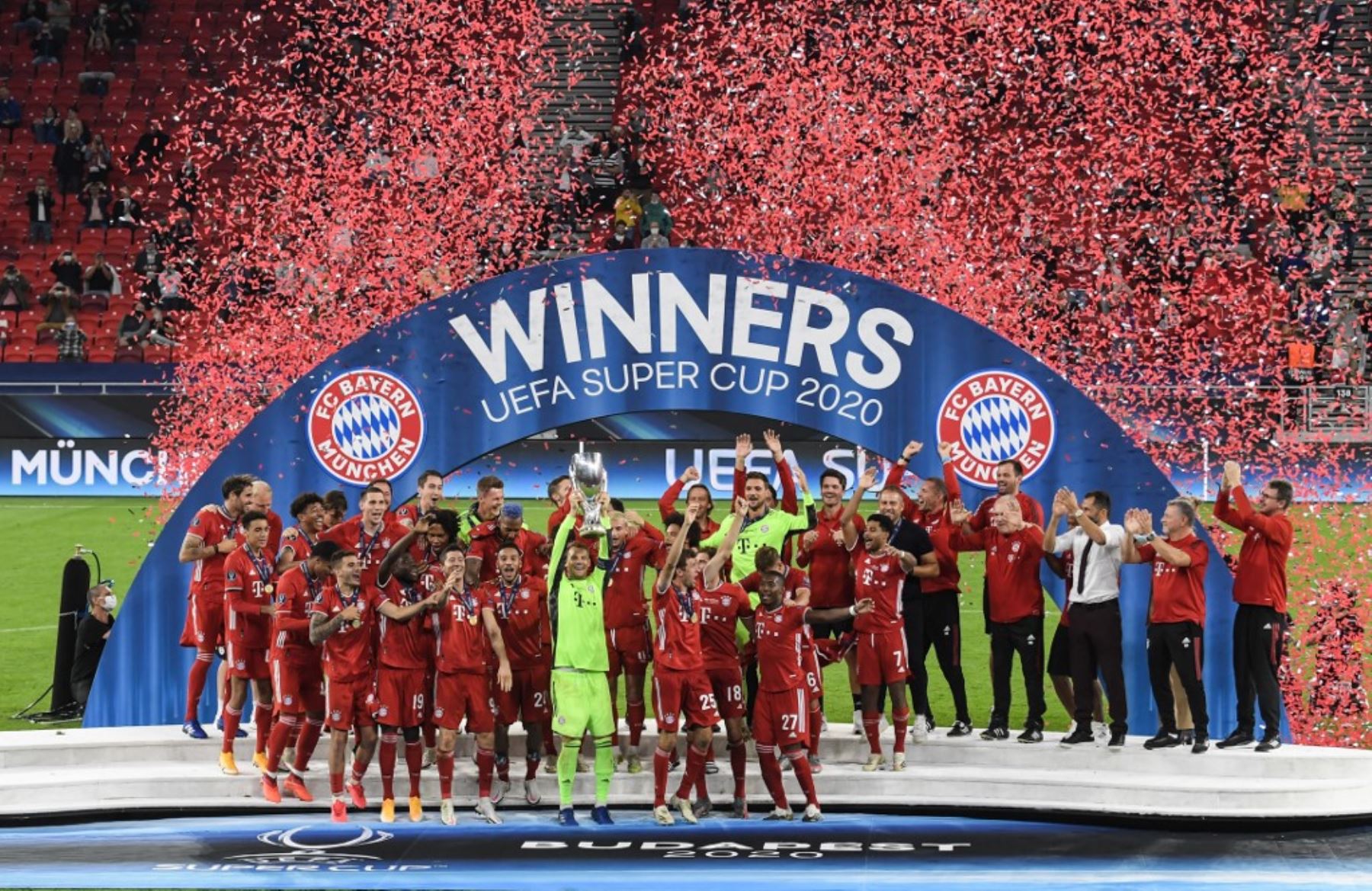 Bayern de Múnich gana 2-1 al Sevilla y conquista la Supercopa