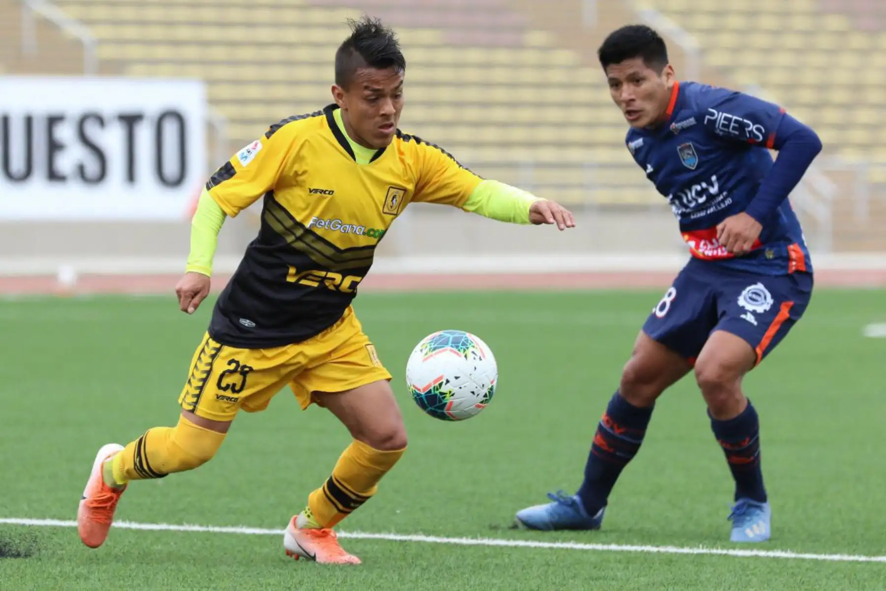 Club UCV y Cantolao  se enfrentan por la fecha 14 del Torneo Apertura. Foto: Liga 1 en el estadio San Marcos.
Foto: @LigaFutProf
