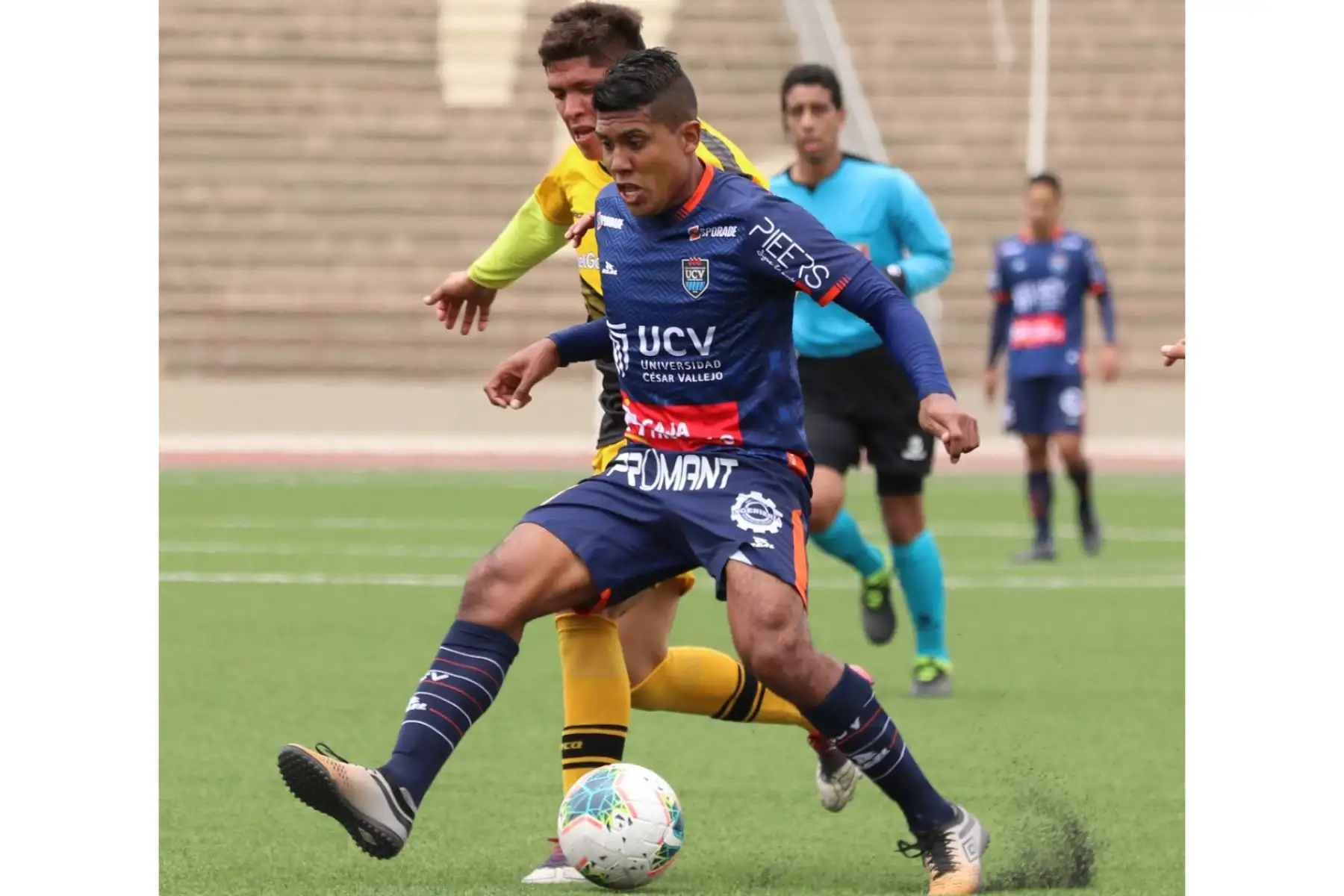Club UCV y Cantolao  se enfrentan por la fecha 14 del Torneo Apertura. Foto: Liga 1 en el estadio San Marcos.
Foto: @LigaFutProf