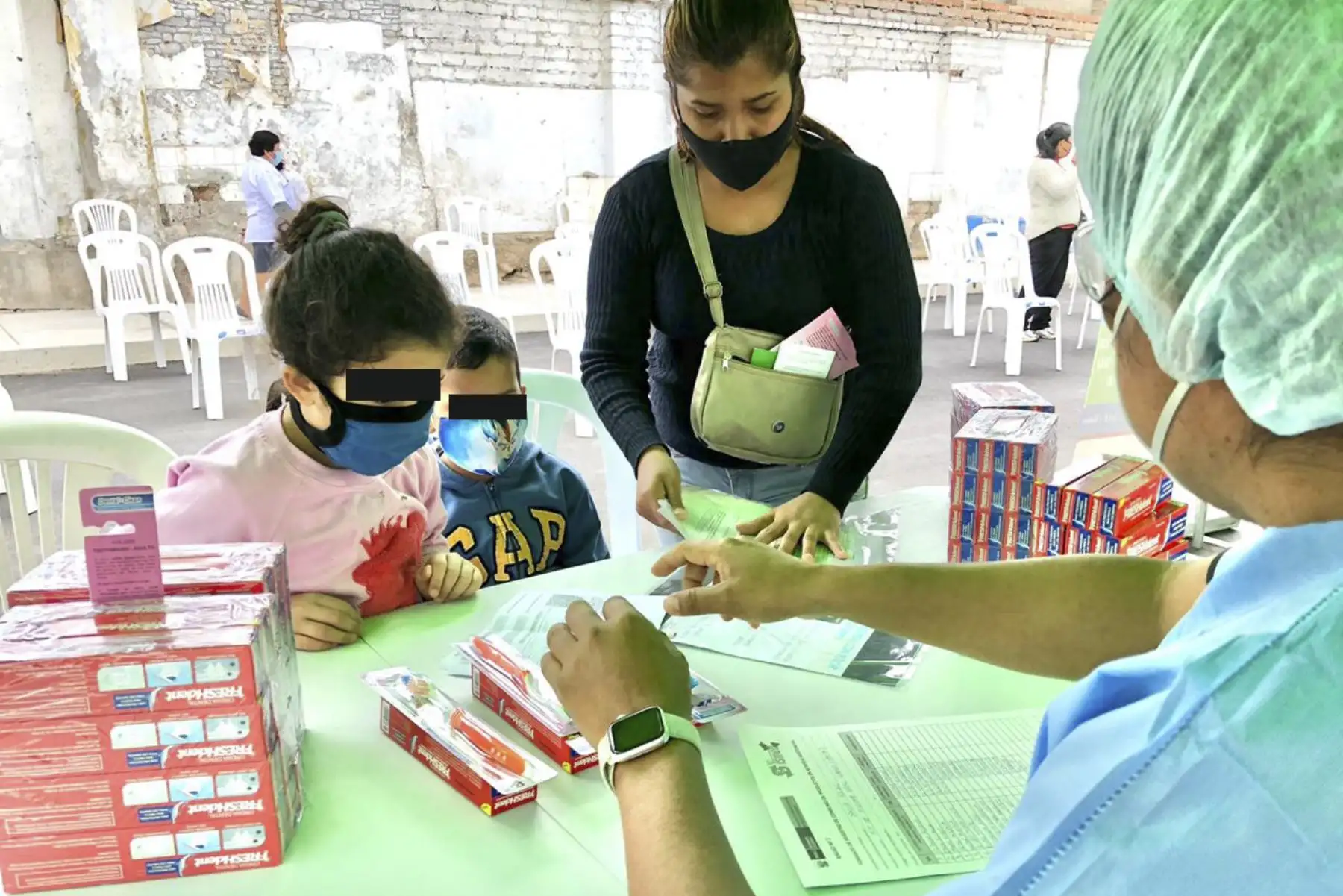 Minsa brinda atención médica integral en varios distritos de Lima. Se realizaron descartes de covid-19, anemia, TBC, vacunación, consejería nutricional, entre otros servicios. Foto: Minsa