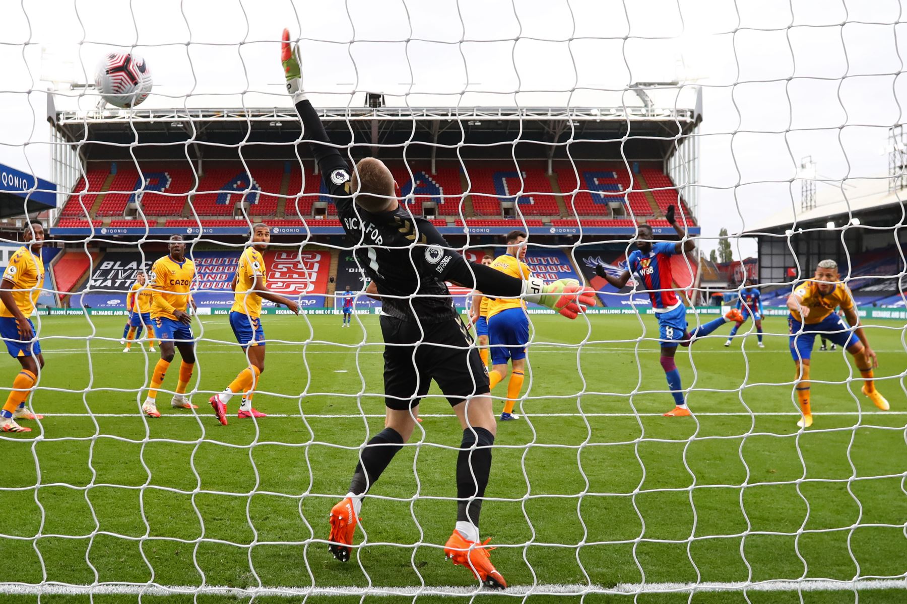 Everton vence 2 - 1 a Crystal Palace por la Premier League. Foto: AFP