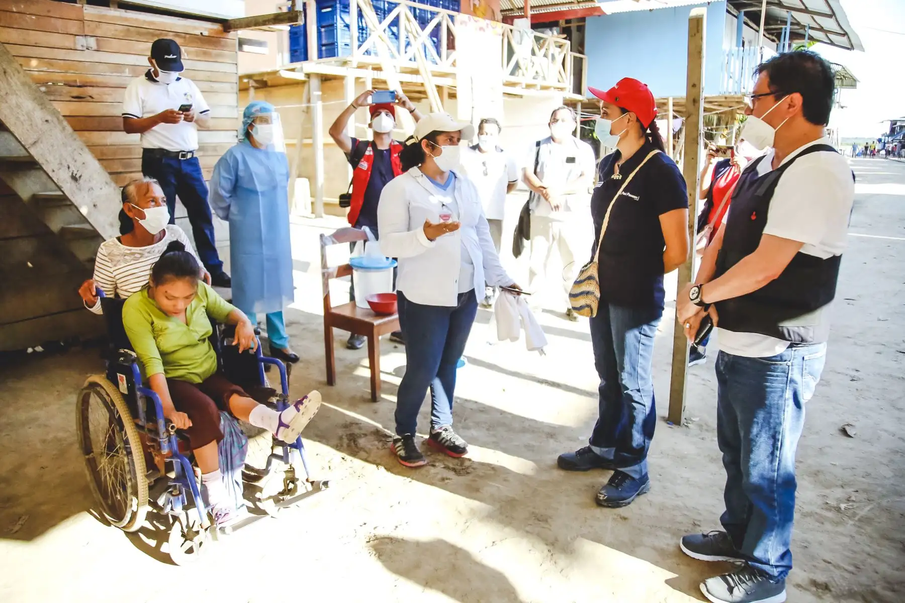 Ministra de Desarrollo e Inclusión Social. Patricia Donayre supervisa en Loreto la atención de su sector a comunidades indígenas, adultos mayores, personas con discapacidad y primera infancia en la emergencia sanitaria.
Foto: Midis