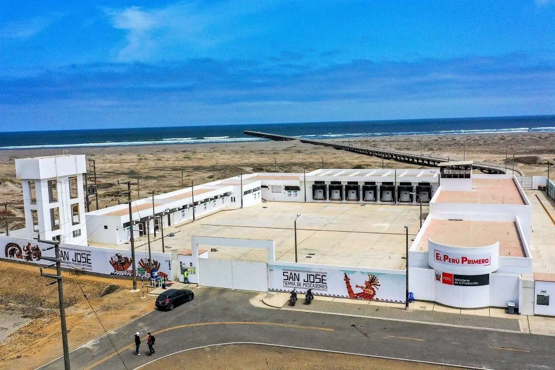 En Lambayeque, el Ministerio de la Producción entrega desembarcadero pesquero artesanal San José en beneficio de 15,000 personas, entre pescadores y sus familias. ANDINA/Difusión