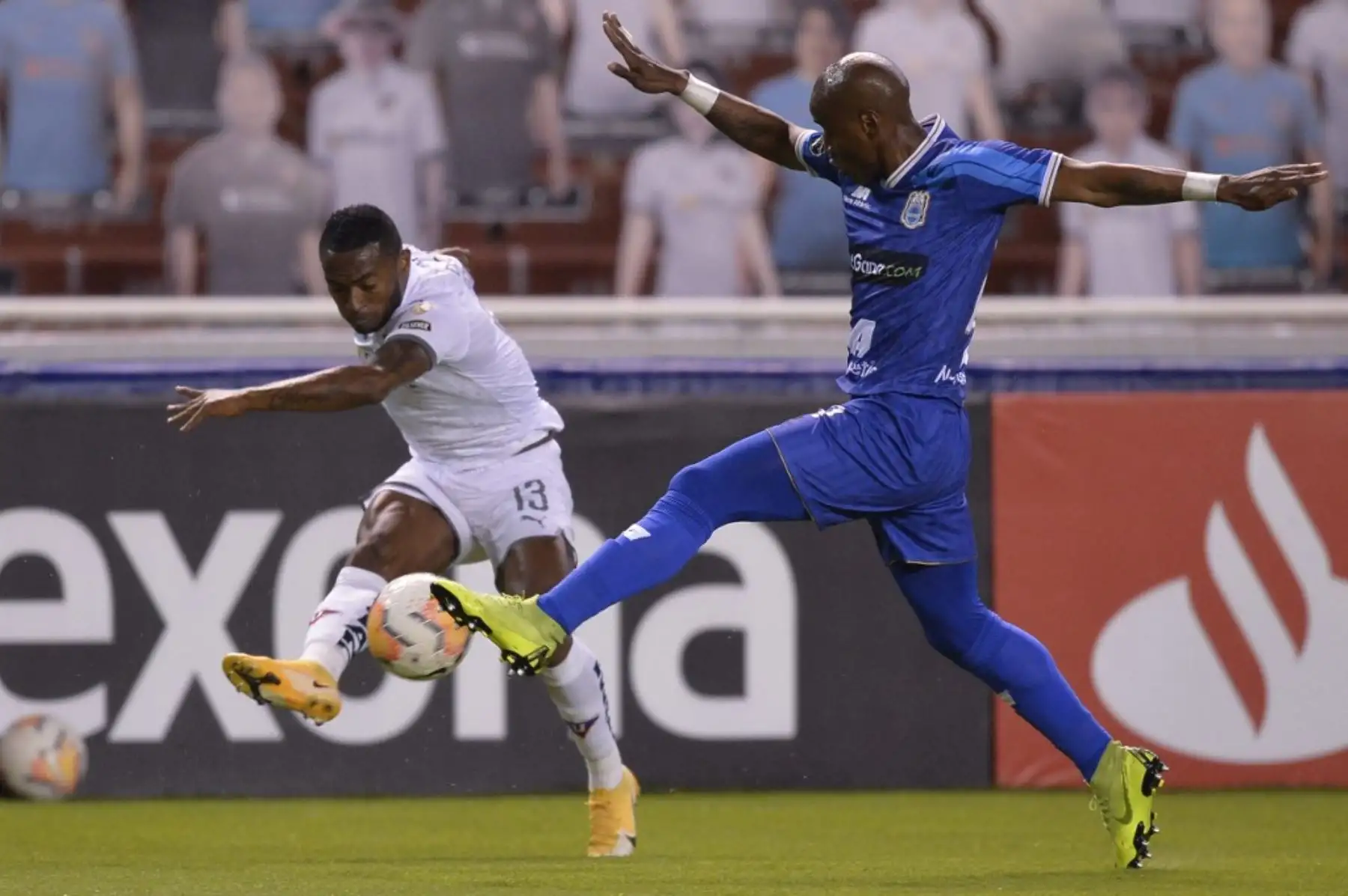 LDU de Quito derrotó 4-0 a Binacional por el grupo D de la Copa Libertadores, en Quito, Ecuador. Foto: AFP