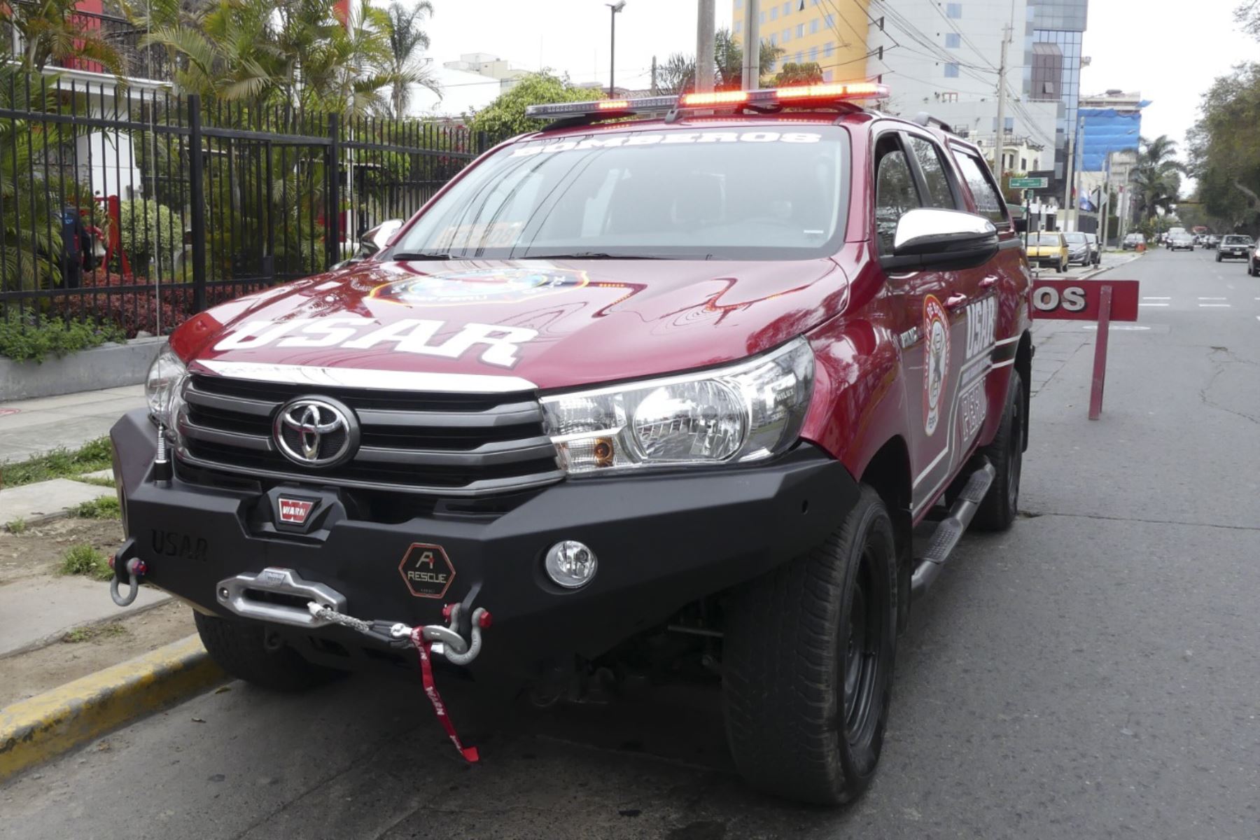 Los bomberos USAR (Urban Search and Rescue) del Cuerpo General de Bomberos Voluntarios del Perú en Tacna podrán atender incidentes como derrumbes. Foto: ANDINA/CGBVP