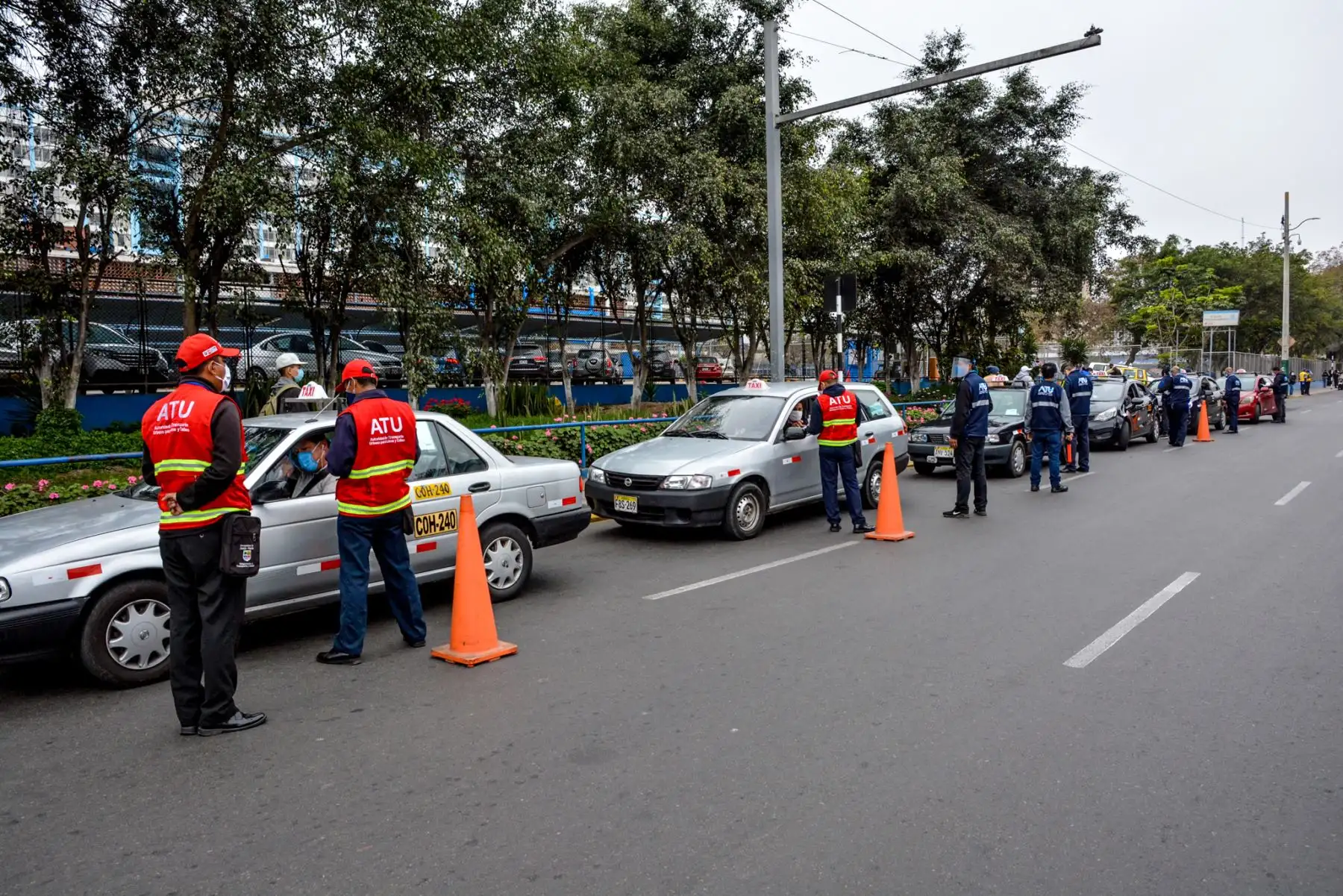 Con el objetivo de verificar que el servicio de transporte urbano de personas se preste con las habilitaciones correspondientes, la Autoridad de Transporte Urbano para Lima y Callao 
Foto:ANDINA/ATU