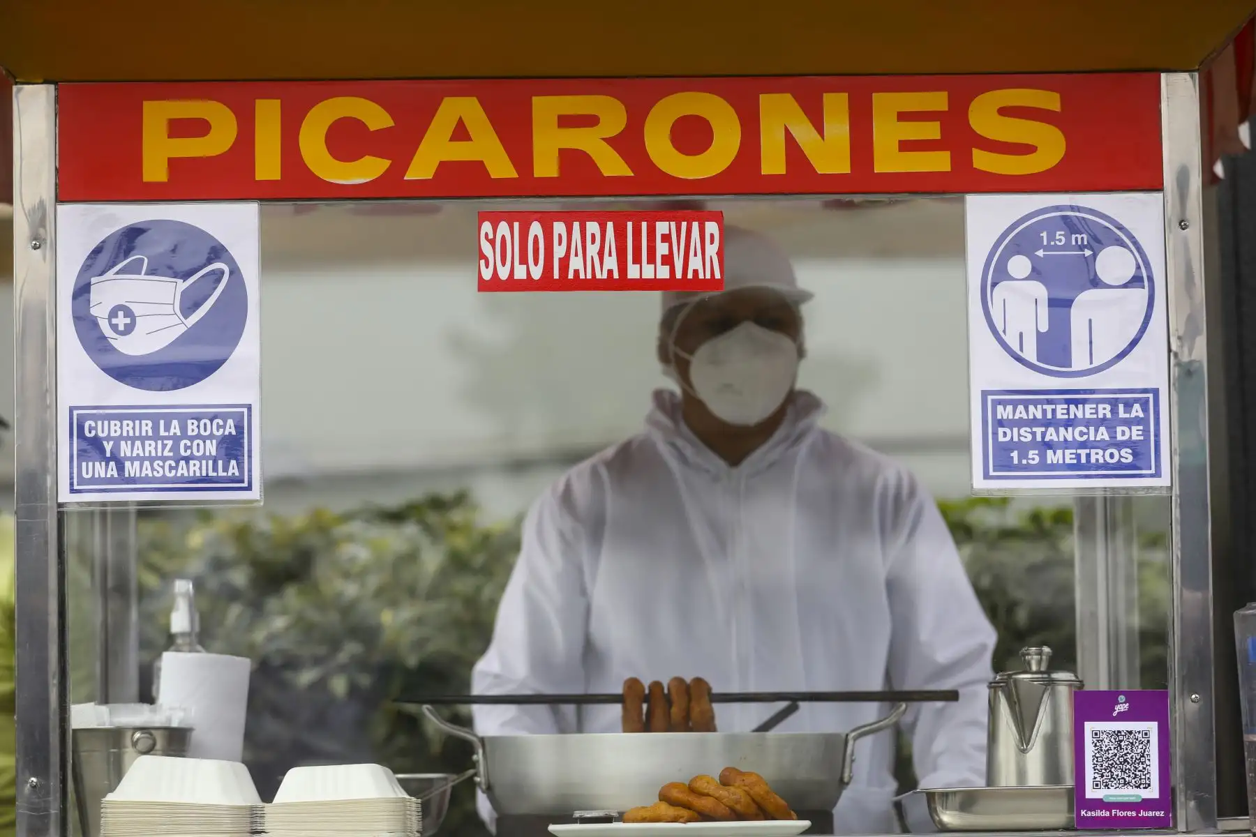 Reactivación de comercios autorizados en Alameda Chabuca Granda.

Foto: Municipalidad de Lima