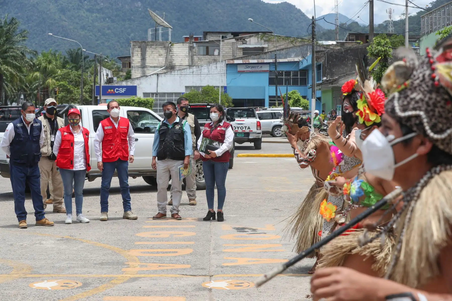 El presidente del Consejo de Ministros, Walter Martos, junto a la ministra de Comercio Exterior, Rocío Barrios realizan visita de trabajo en la Región Huánuco.
Foto:ANDINA/PCM
