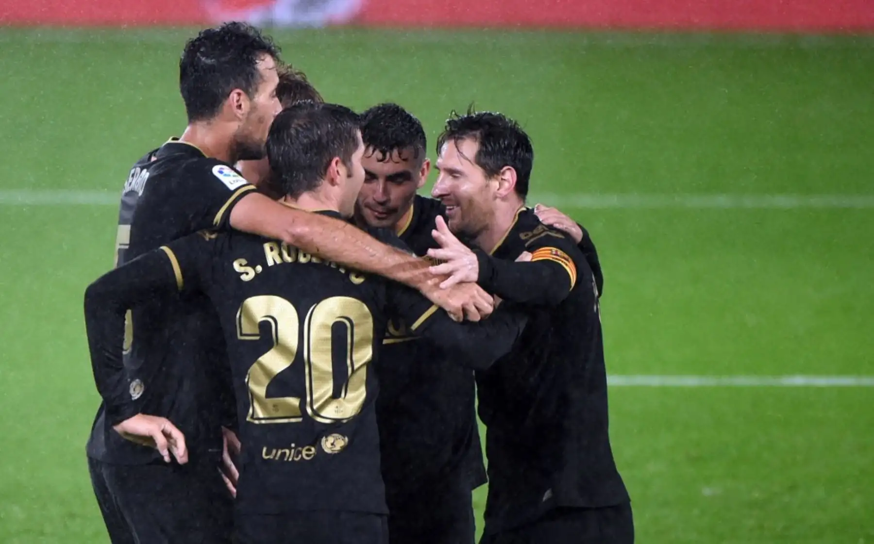 Barcelona goleó 3-0 al Celta de Vido del peruano Renato Tapia. Foto: AFP