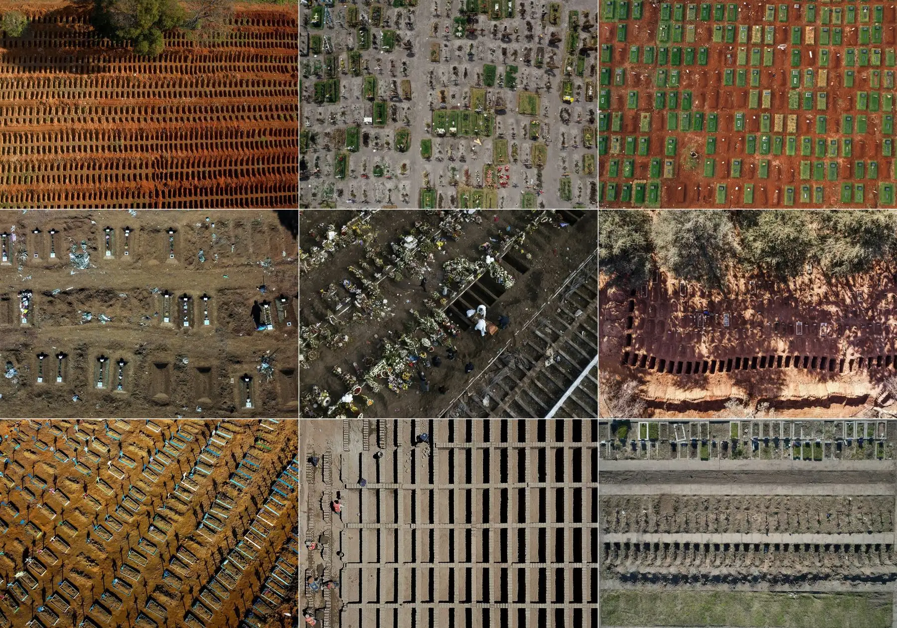 Las cifras confirman a Brasil, con sus 210 millones de habitantes, como uno de los epicentros globales de la pandemia y como el segundo país con más víctimas, por detrás de Estados Unidos. Foto: AFP