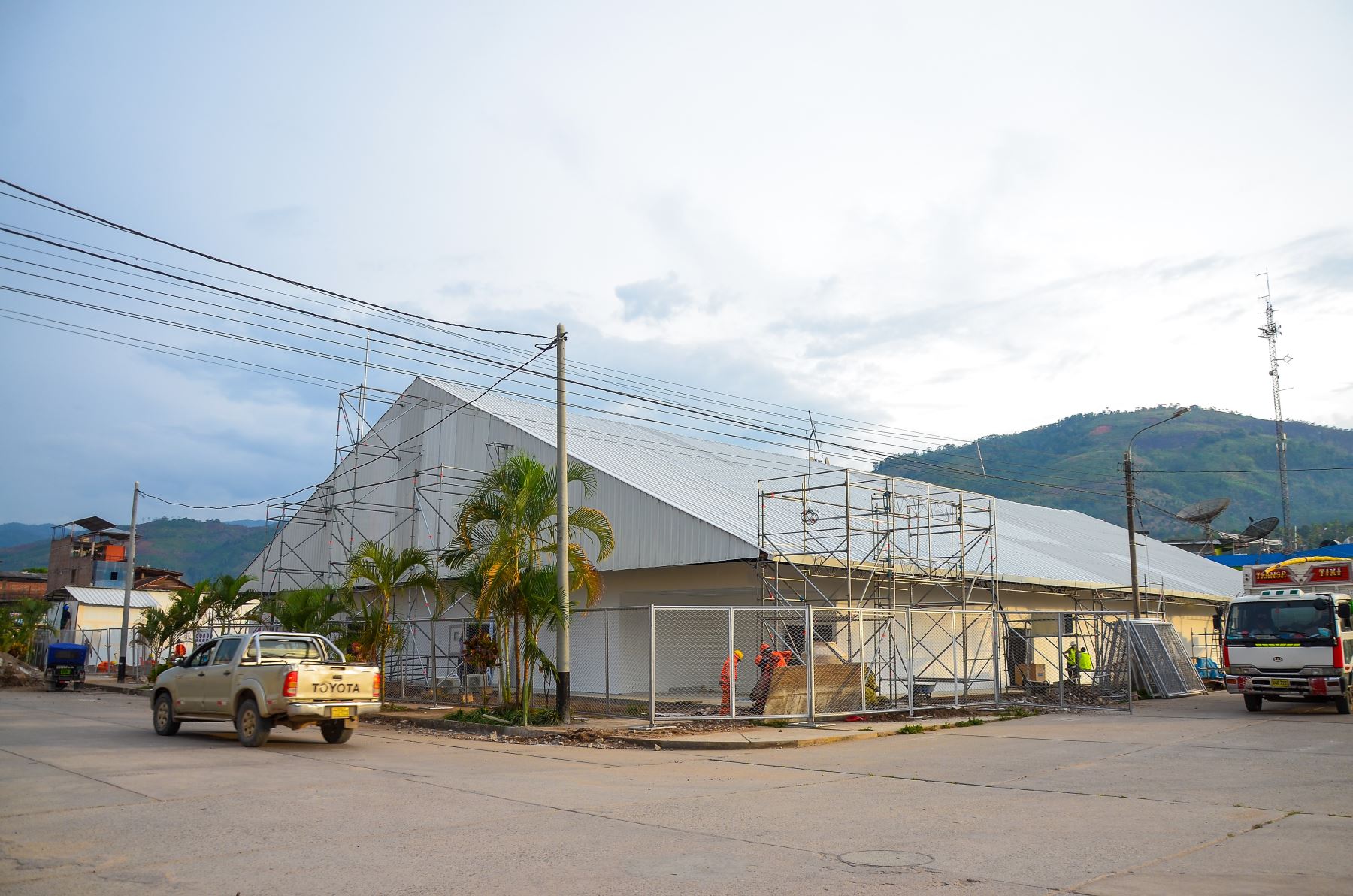 Centro de Atención y Aislamiento Temporal para pacientes covid-19 en el distrito de Pichanaqui, región Junín. ANDINA/Difusión