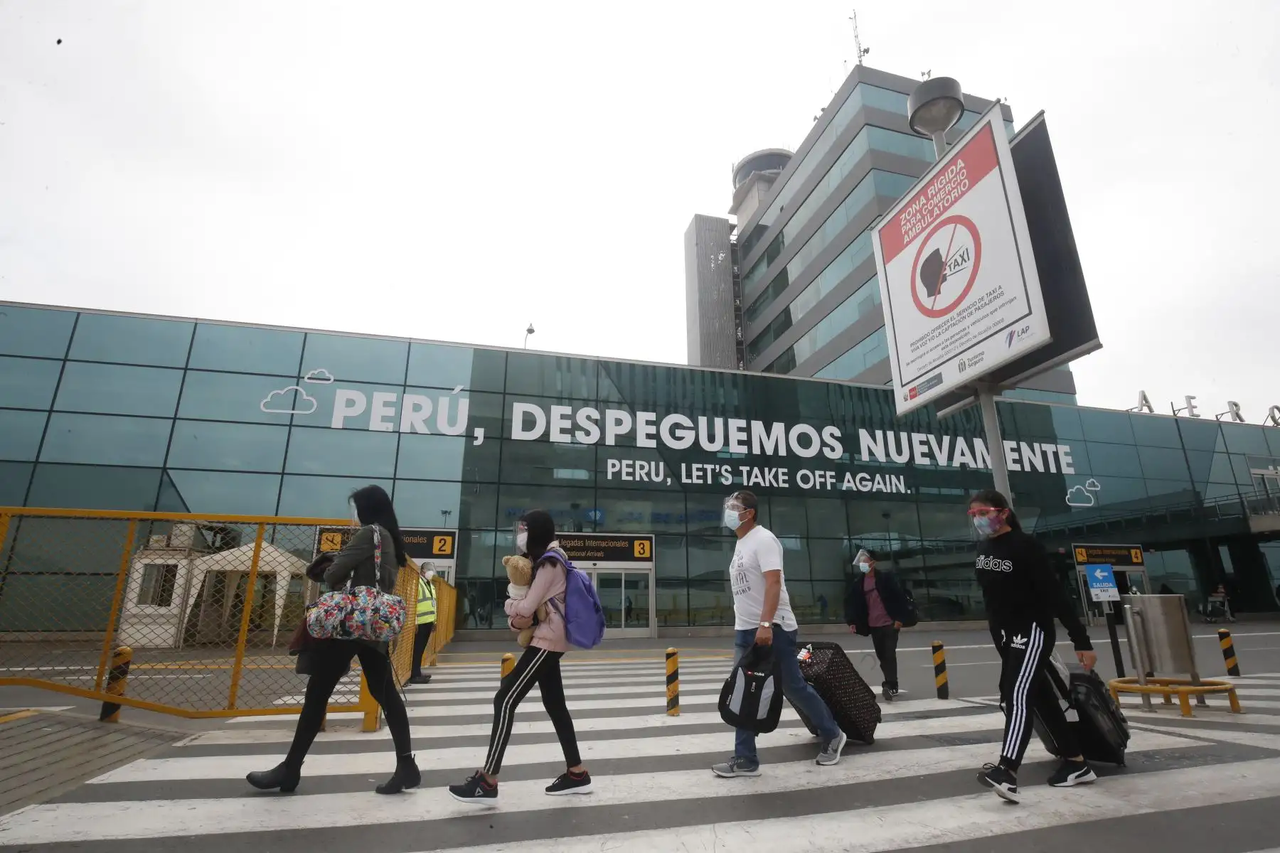 El Aeropuerto Internacional Jorge Chávez presentó sus protocolos de seguridad para los vuelos internacionales que iniciarán este 5 de octubre. Foto: ANDINA/Juan Carlos Guzmán