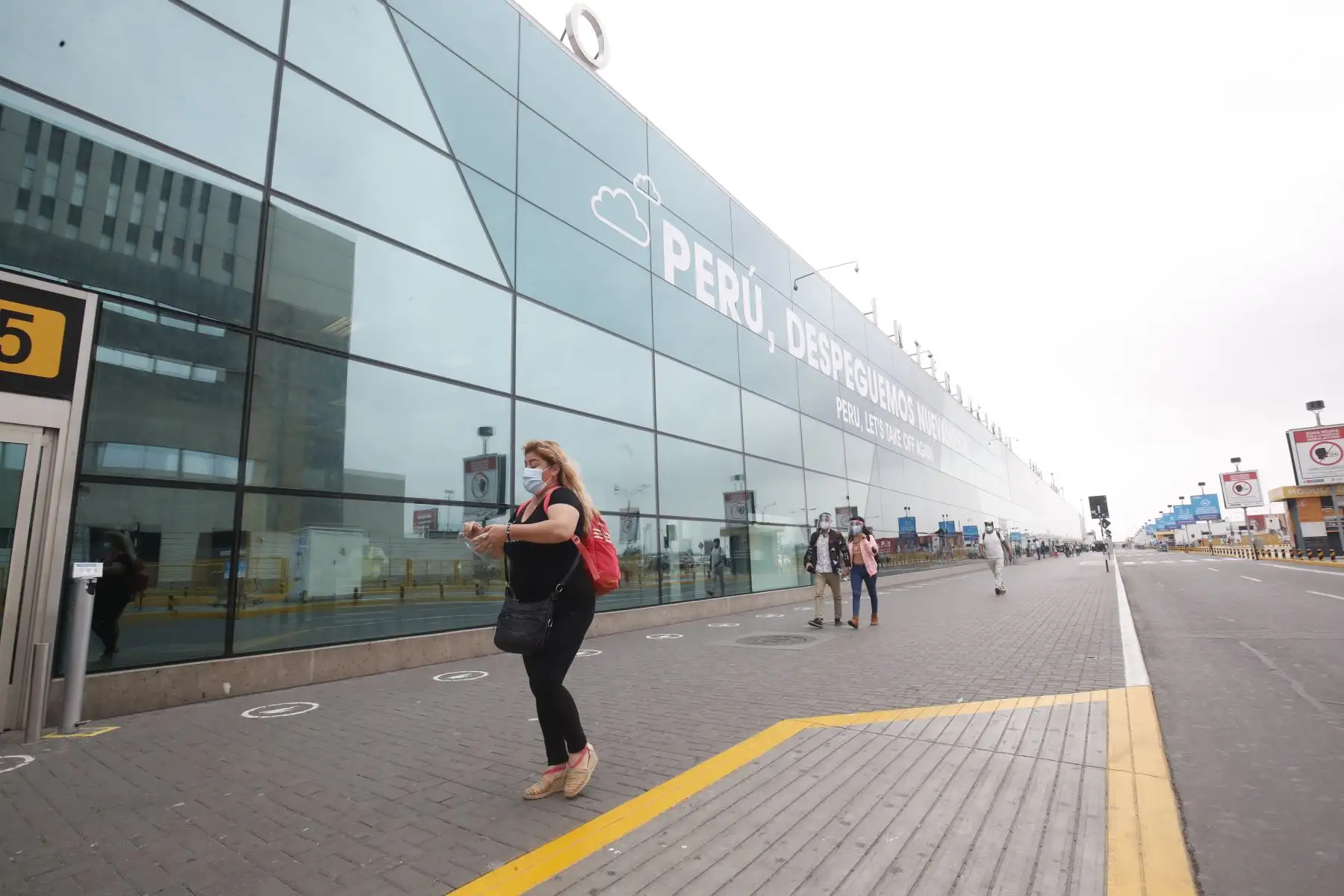 El Aeropuerto Internacional Jorge Chávez presentó sus protocolos de seguridad para los vuelos internacionales que iniciarán este 5 de octubre. Foto: ANDINA/Juan Carlos Guzmán