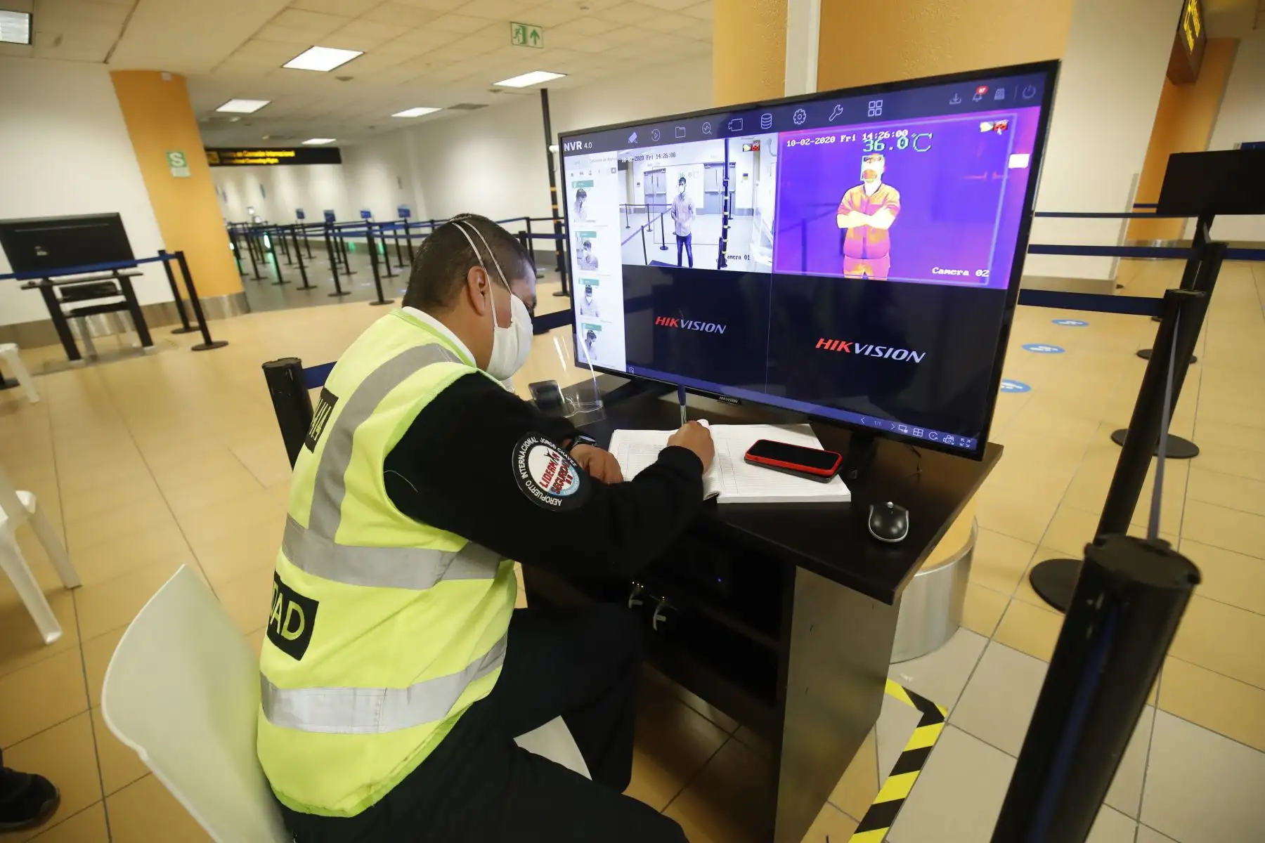 El Aeropuerto Internacional Jorge Chávez presentó sus protocolos de seguridad para los vuelos internacionales que iniciarán este 5 de octubre. Foto: ANDINA/Juan Carlos Guzmán